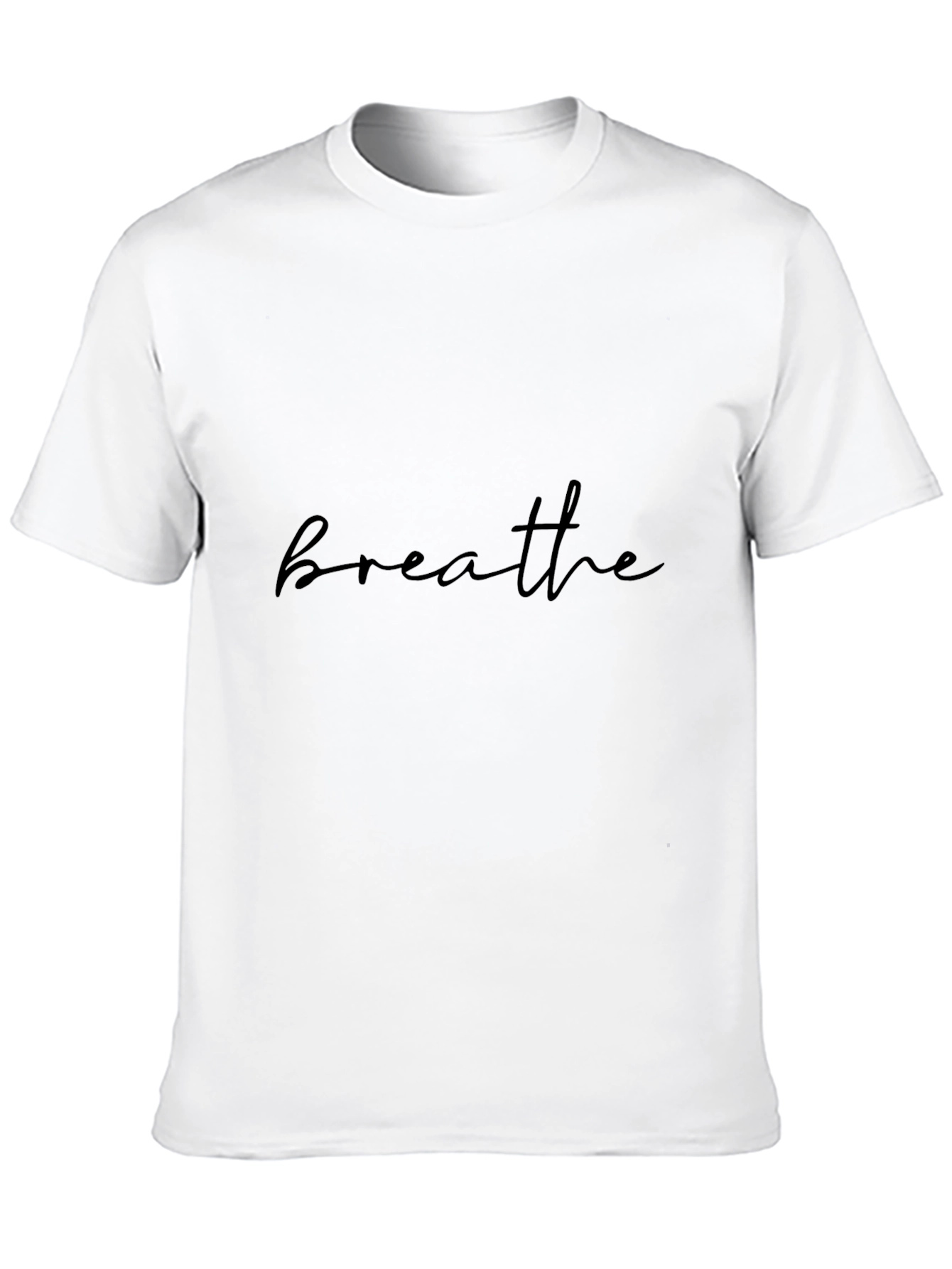 Black Breathe Black T-Shirt - Men's Casual Tee view 10