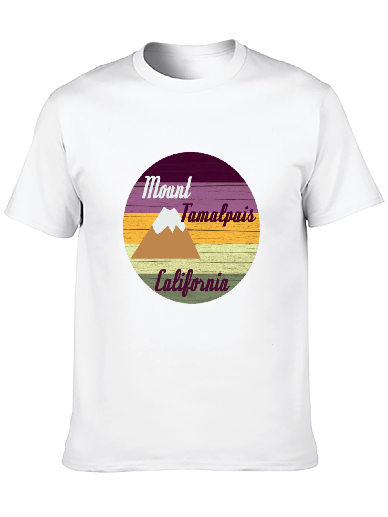 Black Mount Tamalpais California Graphic T-Shirt view 10
