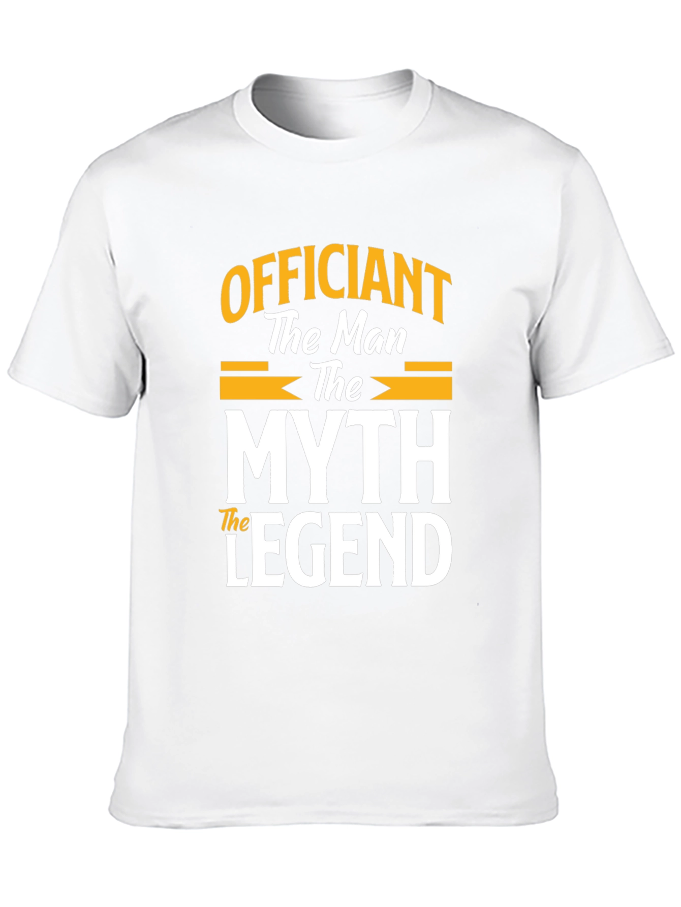 Black Officiant The Man, The Myth, The Legend Graphic Tee view 10