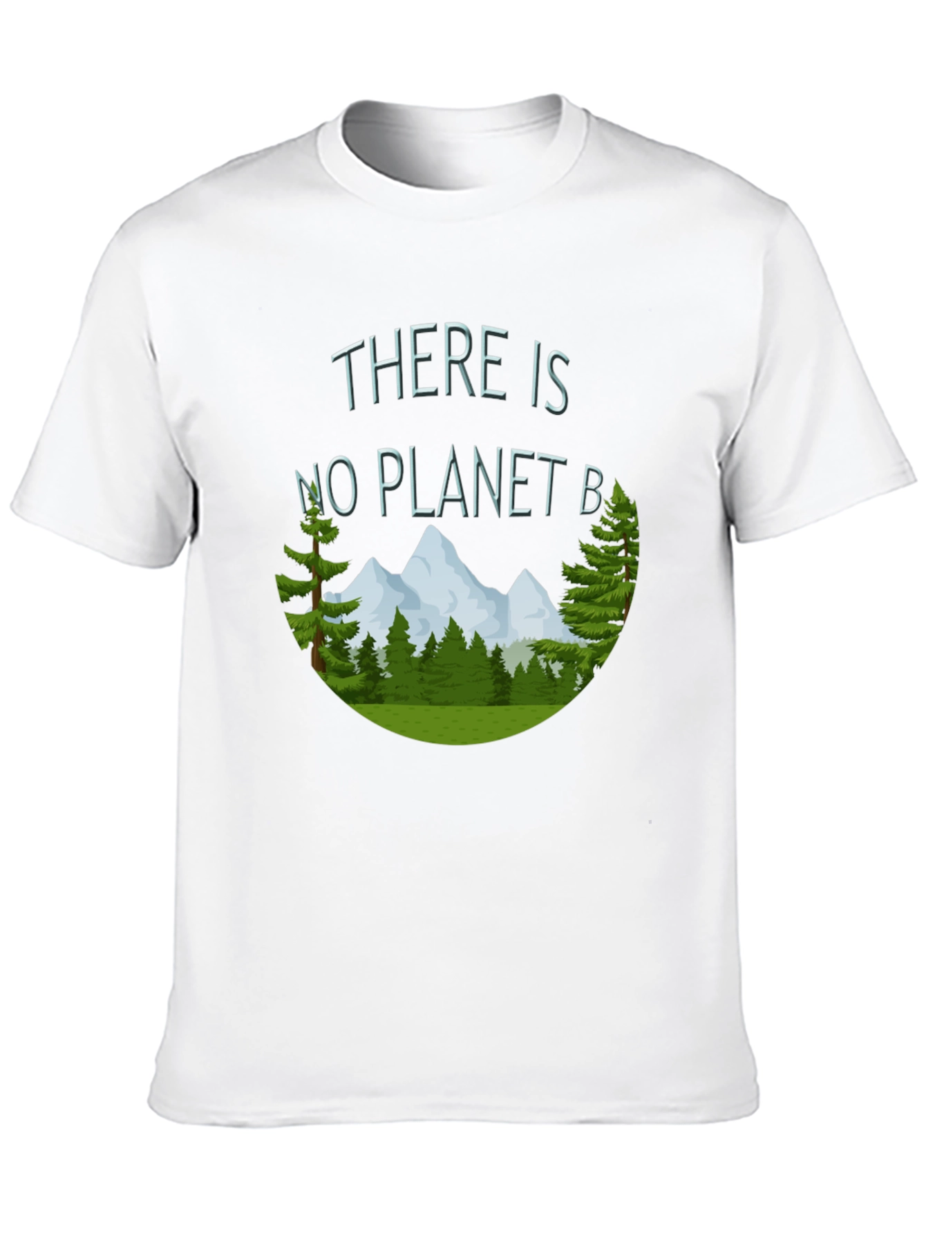 Black There is No Planet B Graphic Tee view 10