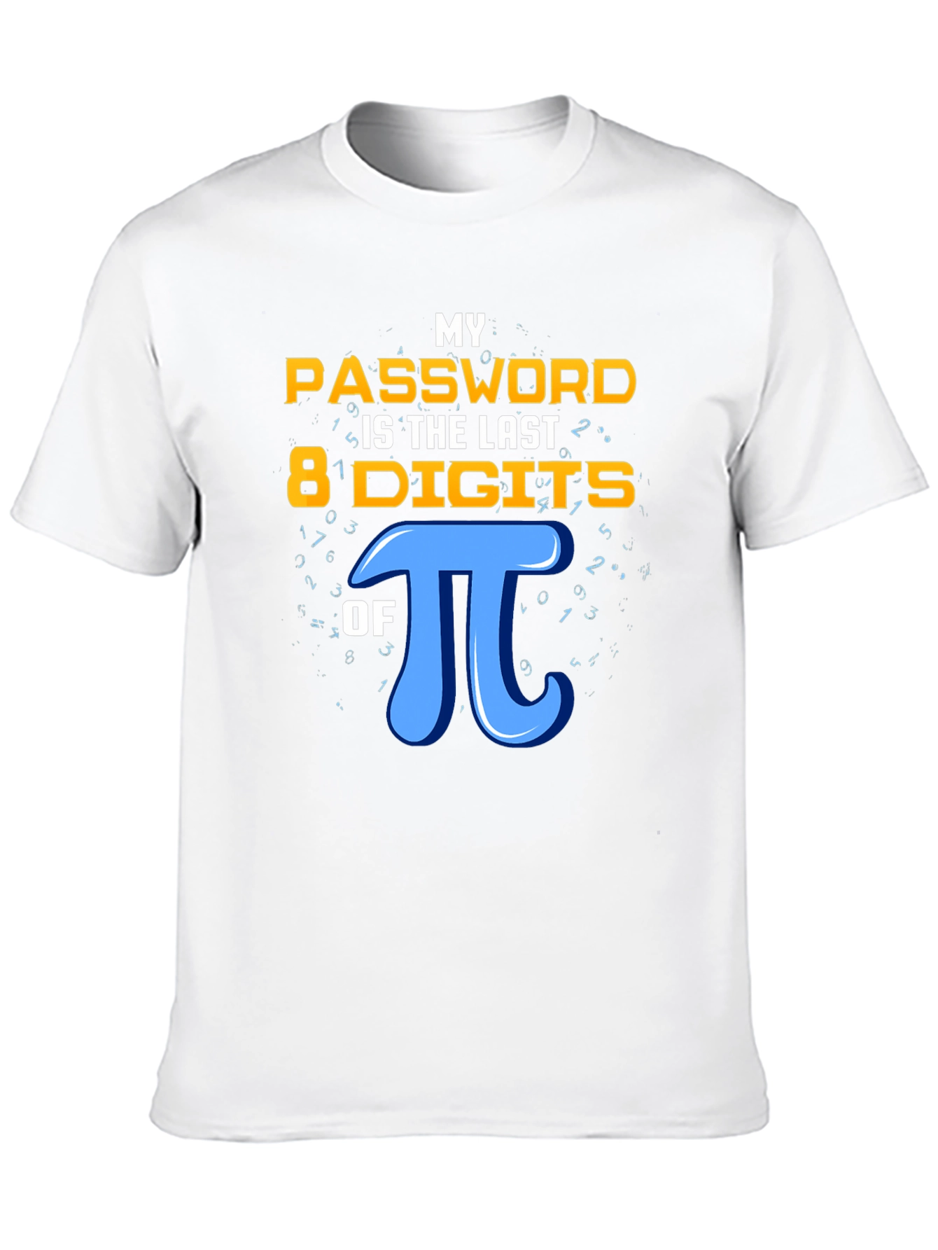Black My Password is Pi T-Shirt: Geeky Math Humor view 10