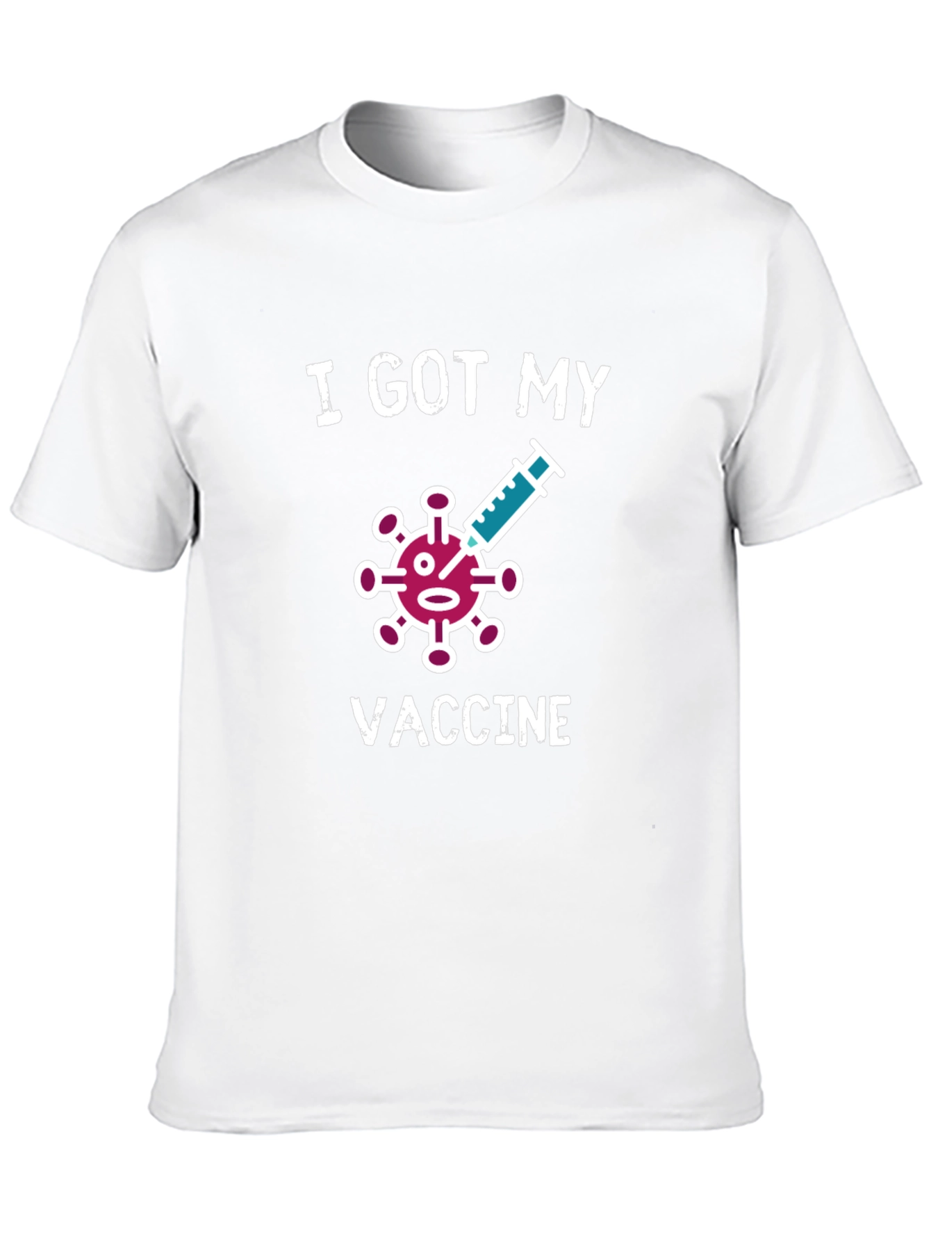 Black I Got My Vaccine T-Shirt - Novelty Graphic Tee view 10