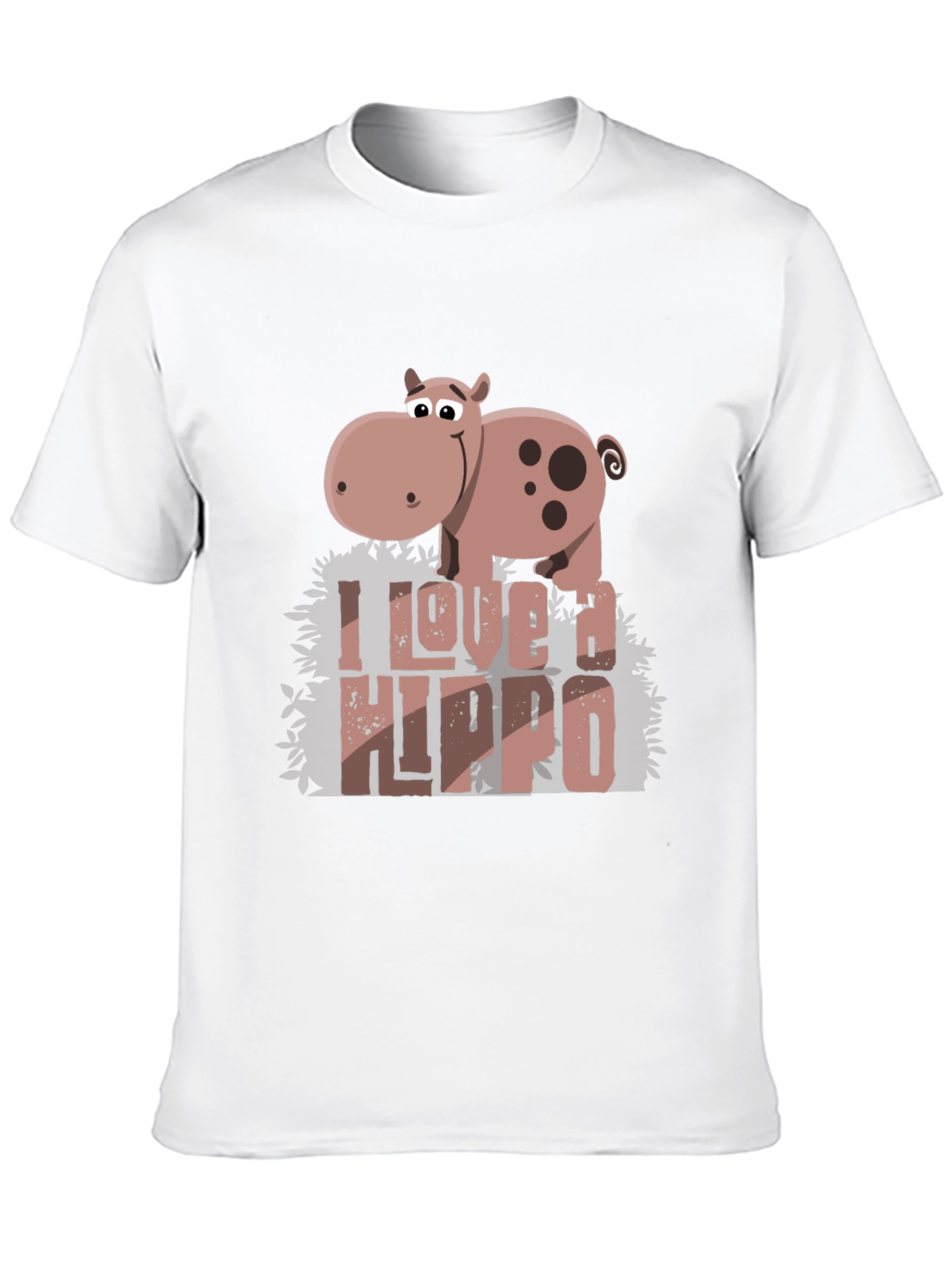 Black I Love a Hippo Graphic Tee view 10