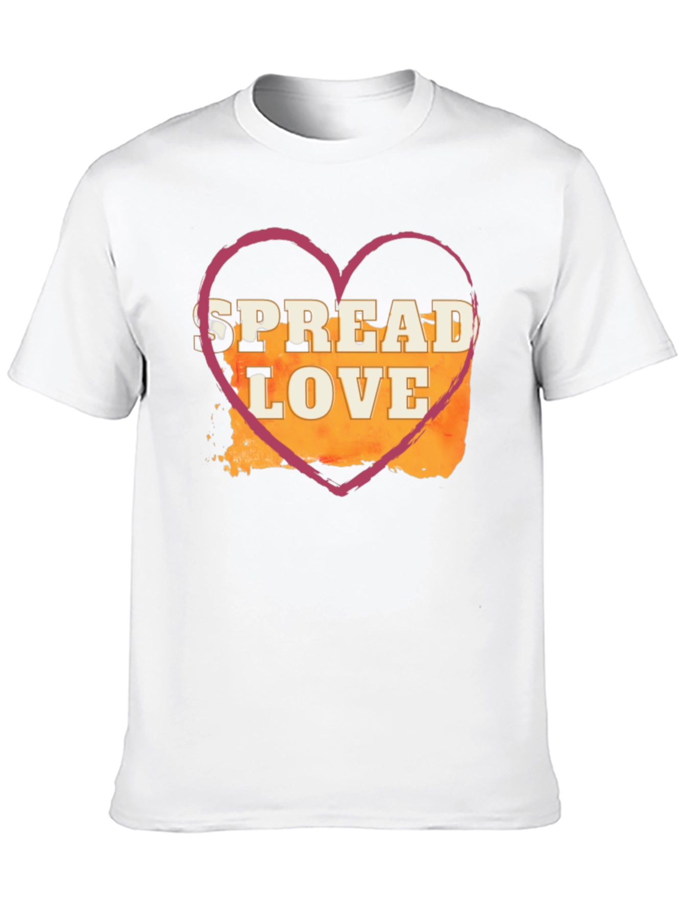 Black Spread Love T-Shirt - Heart Graphic Tee view 10