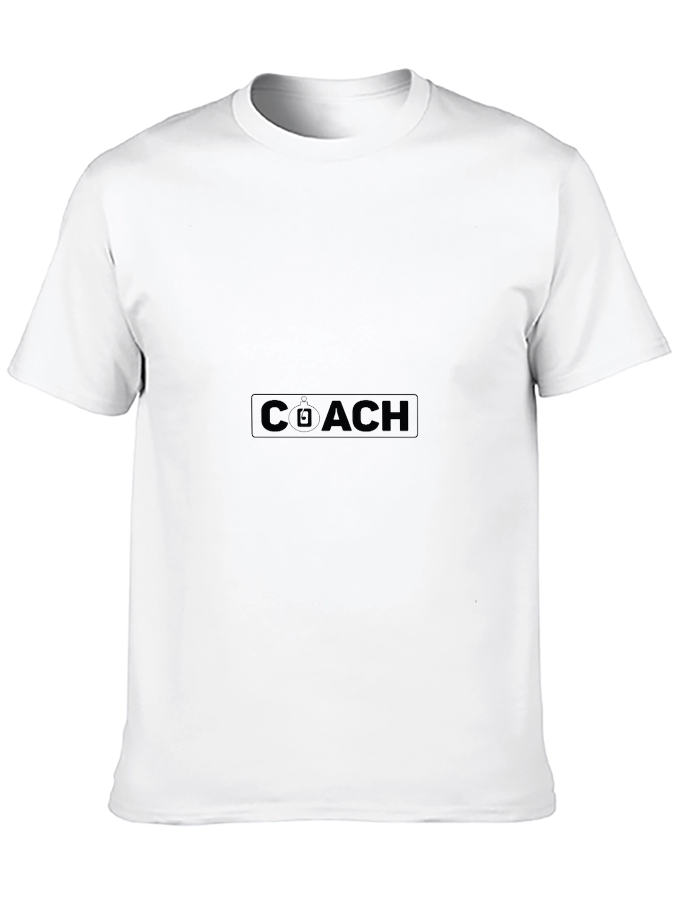 Black Men's Coach Graphic Black T-Shirt view 10