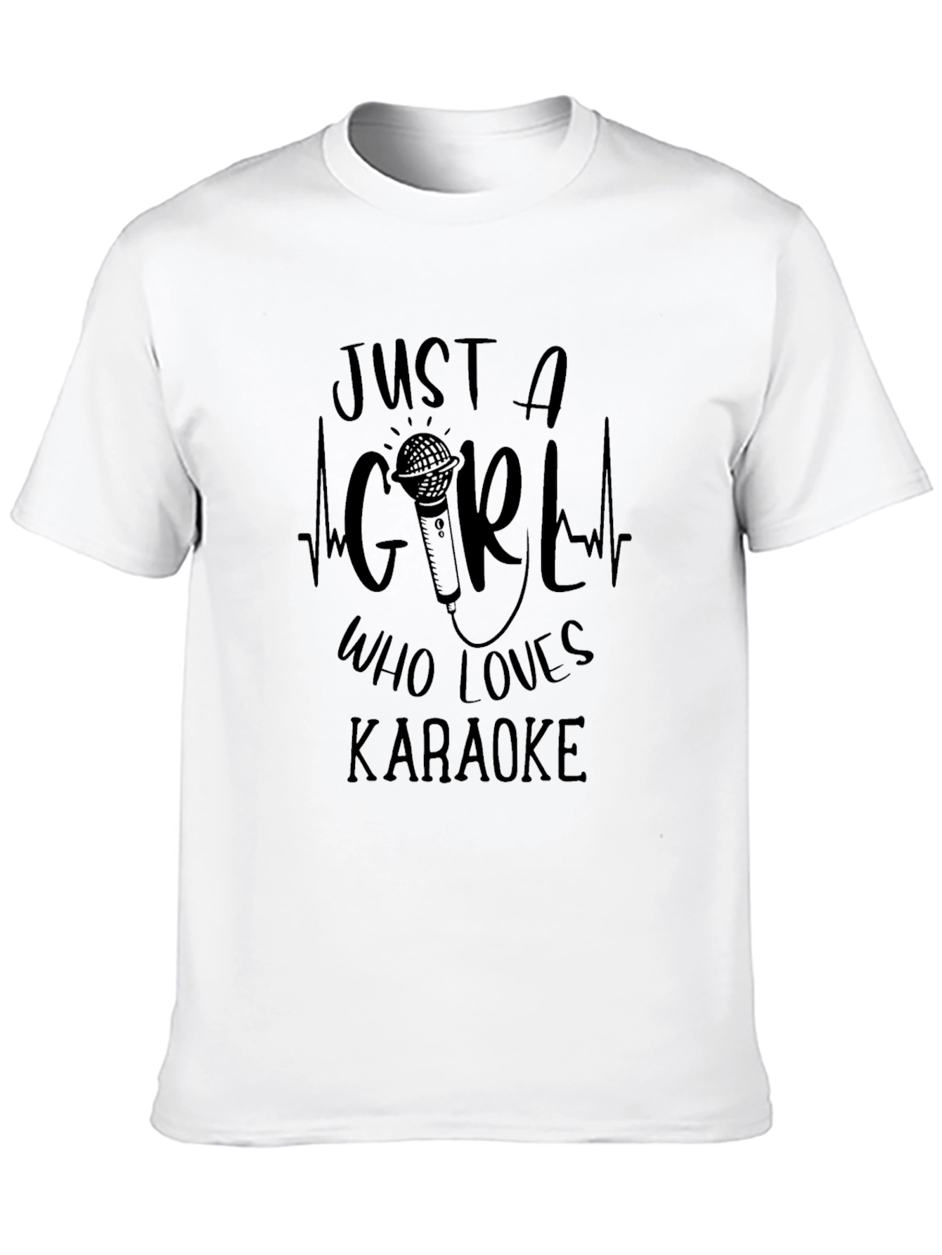 Black Karaoke Lover Black T-Shirt view 10