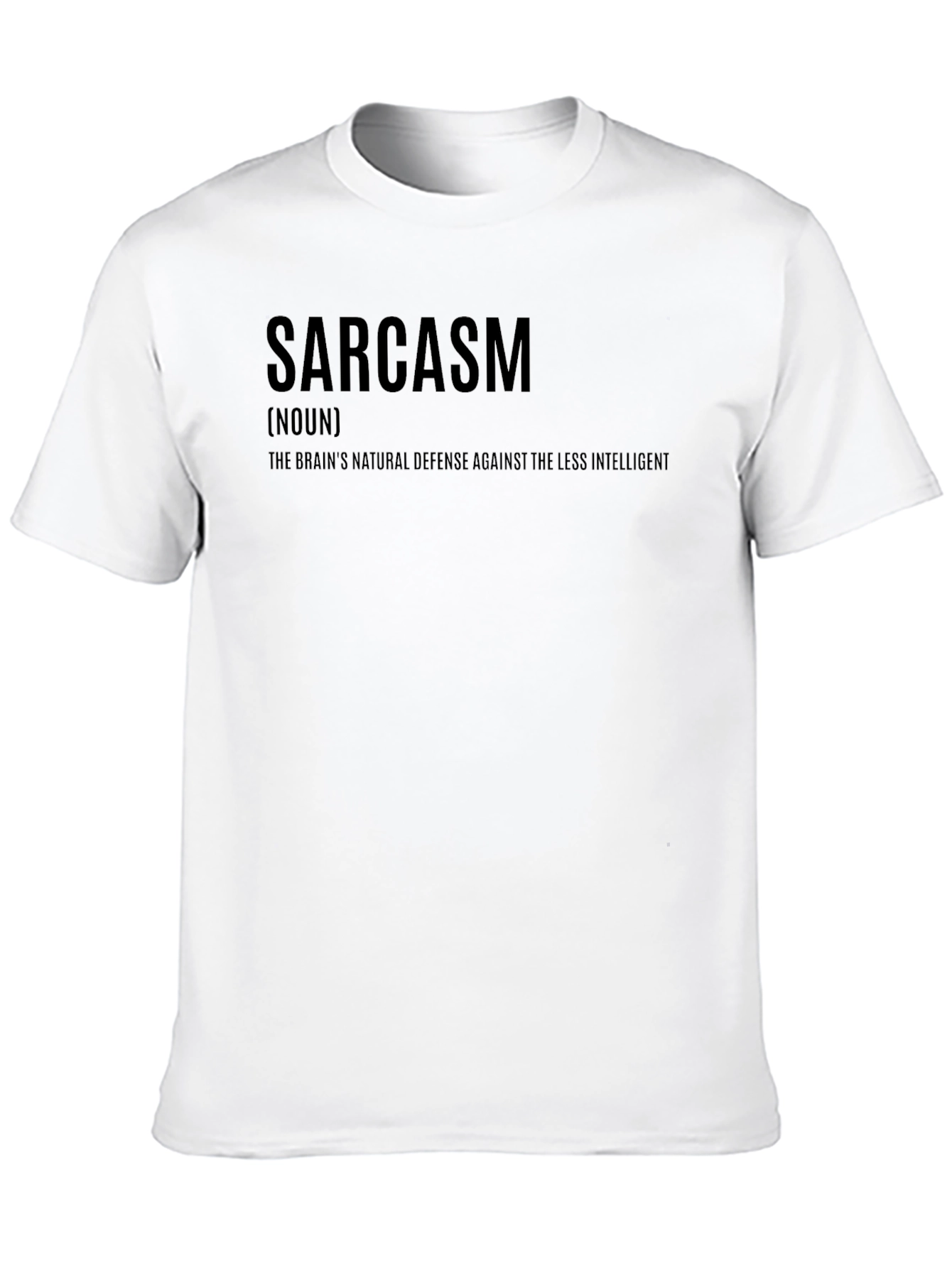 Black Sarcasm Definition Black T-Shirt - Mens Funny Graphic Tee view 10