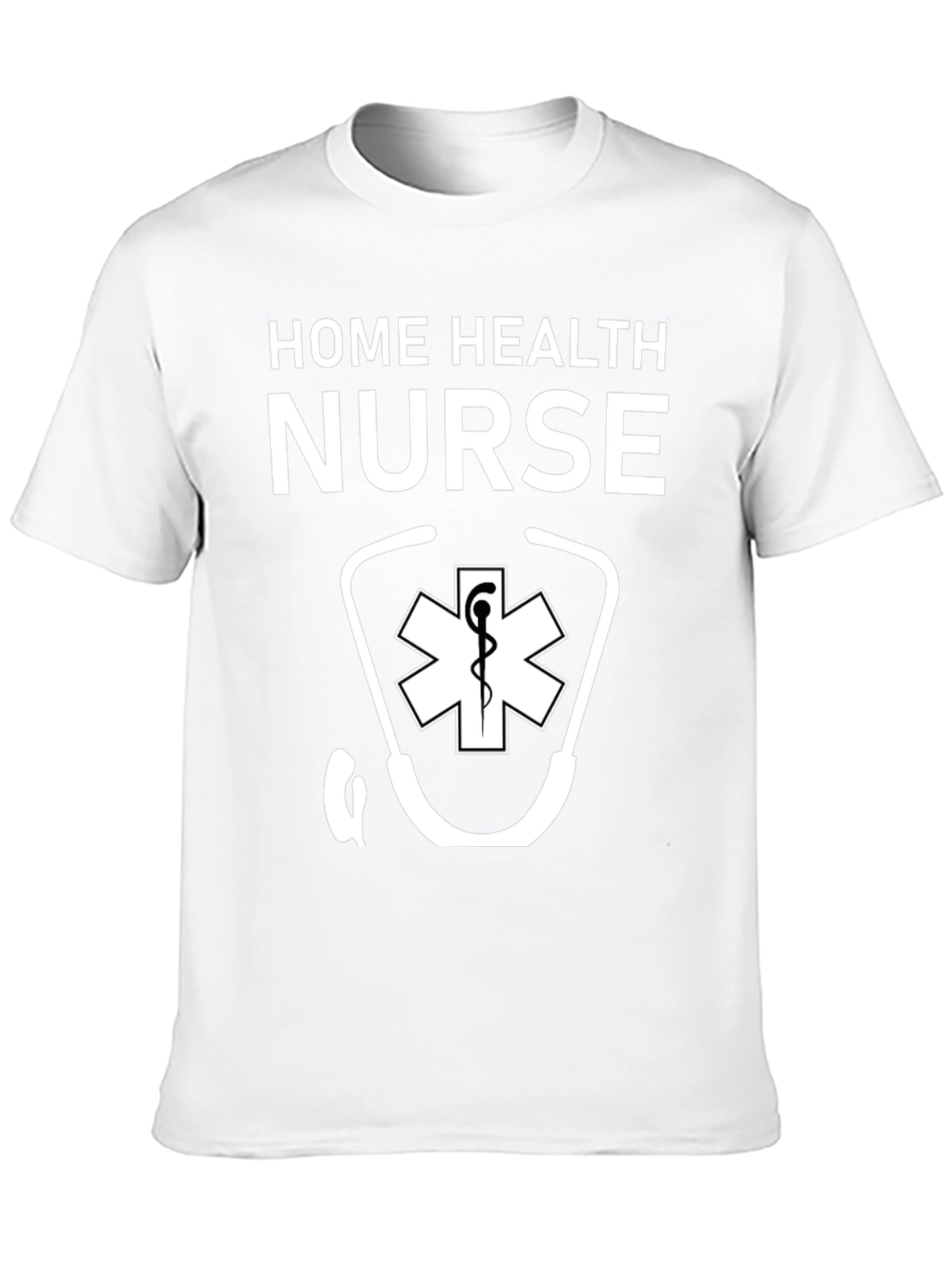 Black Home Health Nurse Graphic T-Shirt view 10