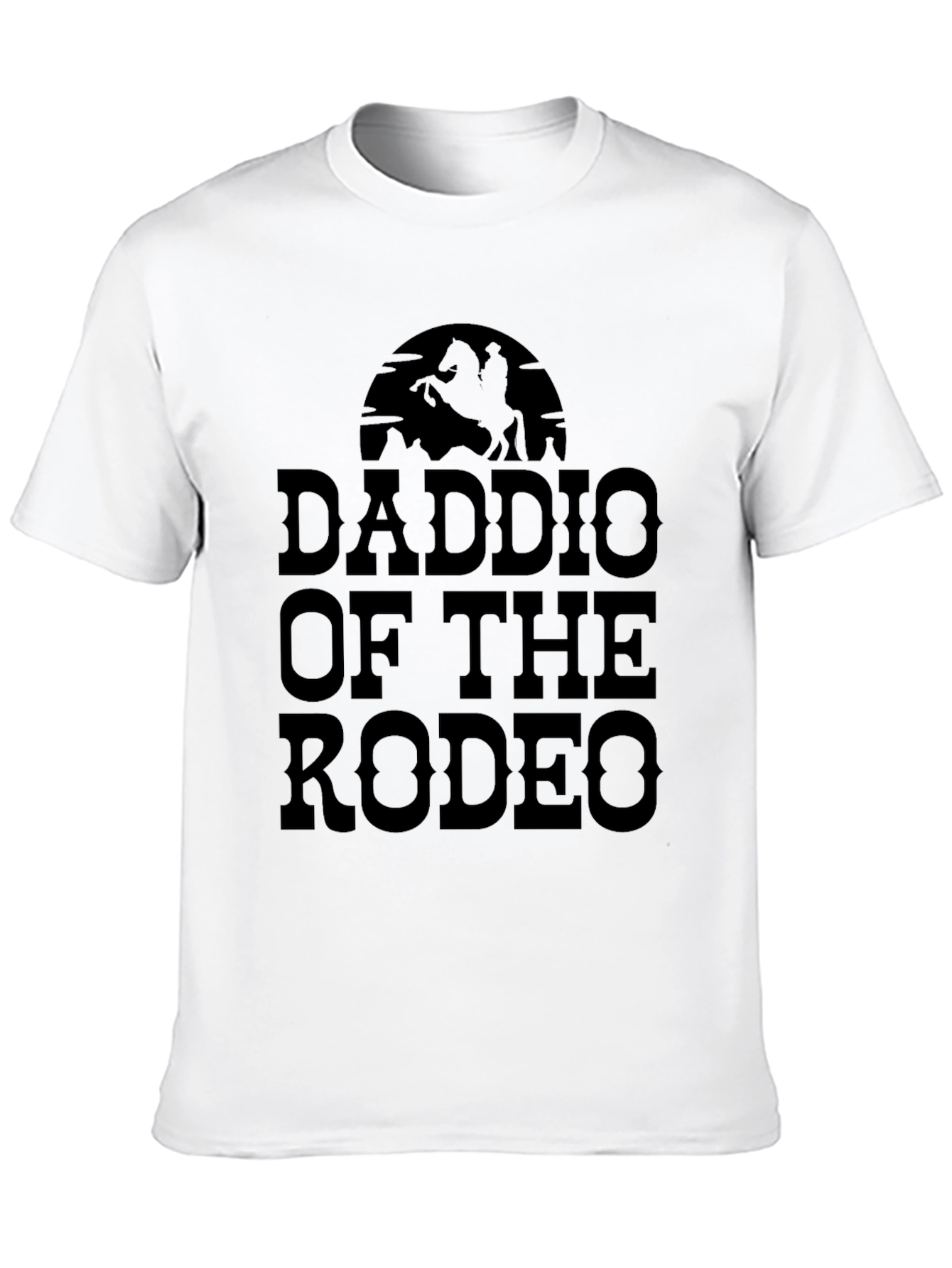 Black Daddio of the Rodeo Graphic Tee - Black Cotton view 10