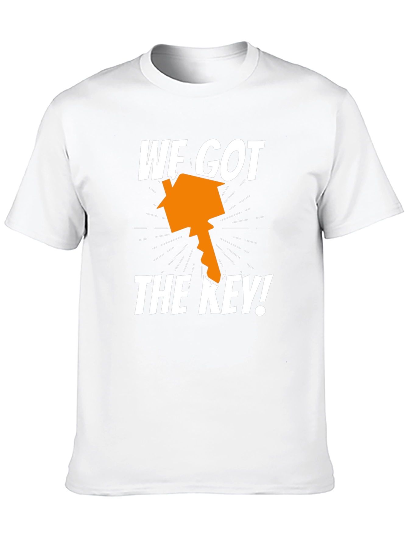 Black We Got The Key! Housewarming T-Shirt view 10