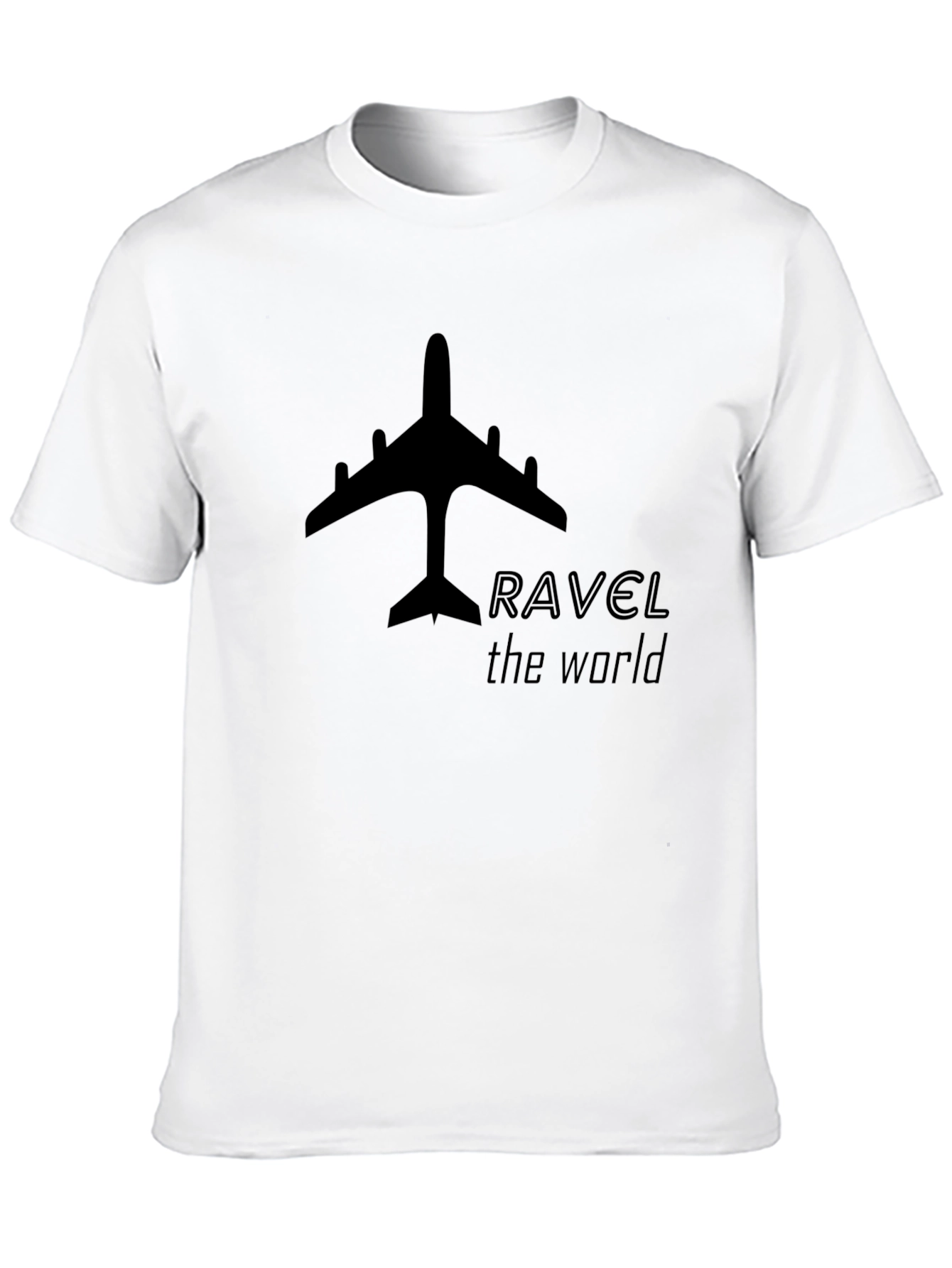 Black Travel the World Graphic Tee view 10