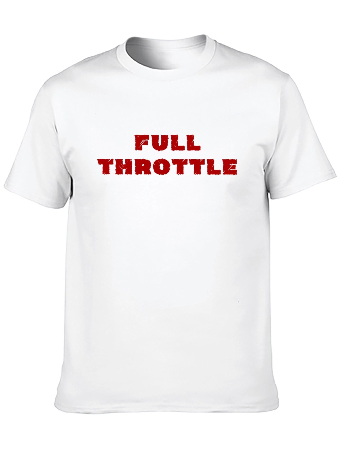 Black Full Throttle Graphic Tee - Bold Statement Shirt view 10