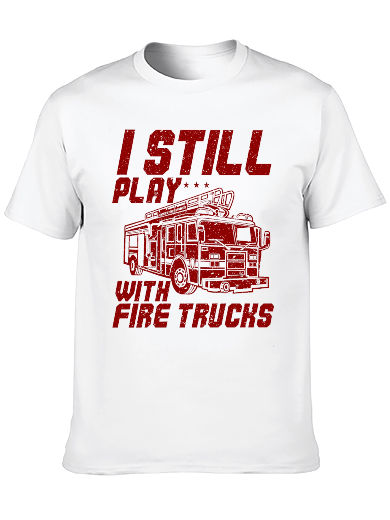 I Still Play With Fire Trucks Graphic Tee - 10