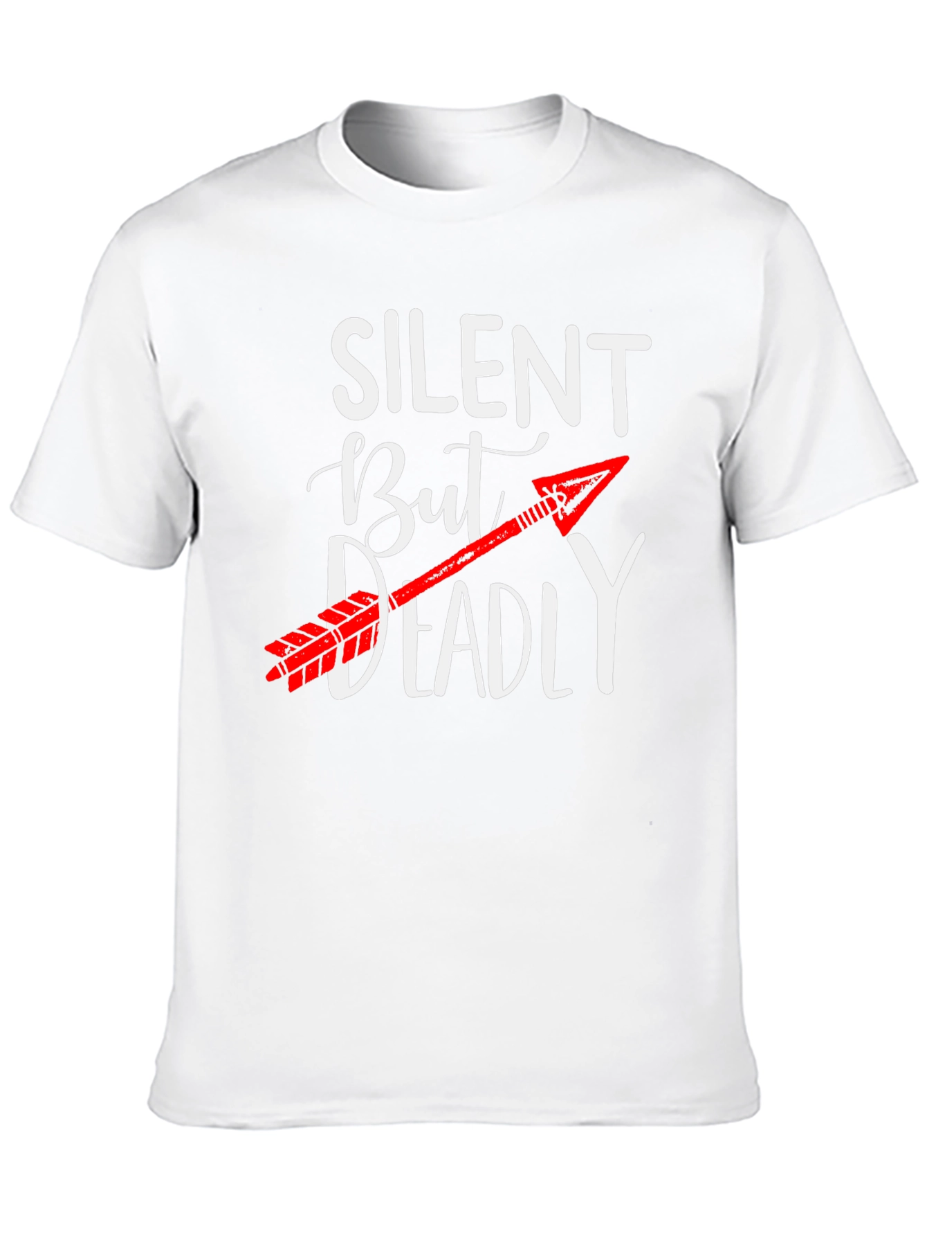 Black Silent But Deadly Arrow Graphic Tee view 10