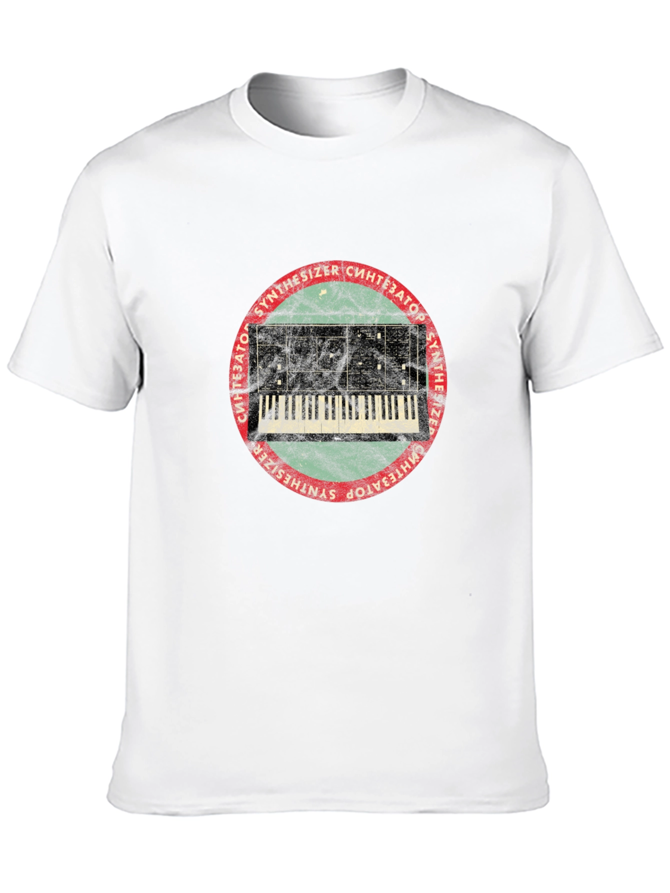Black Synthesizer Graphic T-Shirt - Retro Music Tee view 10