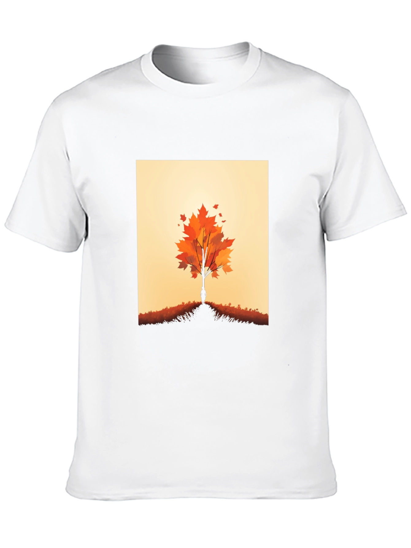 Black Autumn Tree Graphic Tee - Nature Inspired Design view 10