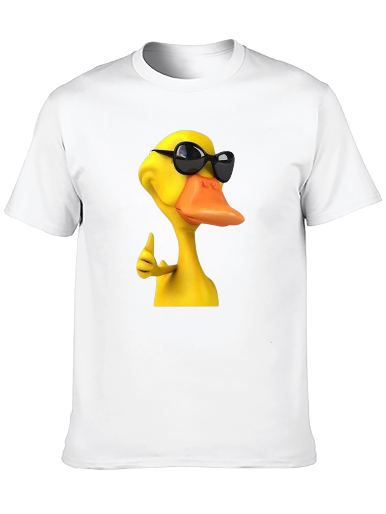 Black Cool Duck Graphic T-Shirt - Men's Black Tee view 10