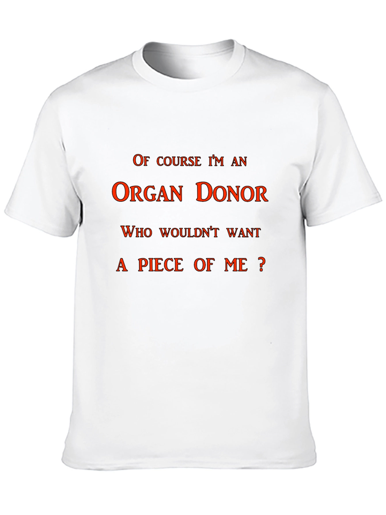 Black Organ Donor Humor T-Shirt view 10