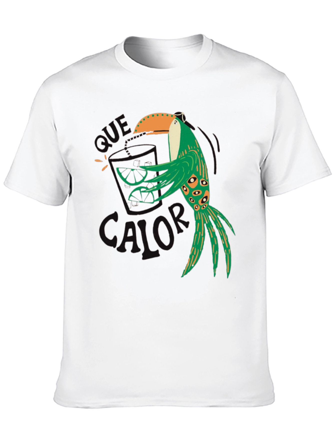 Black Tropical Toucan T-Shirt - Que Calor! view 10