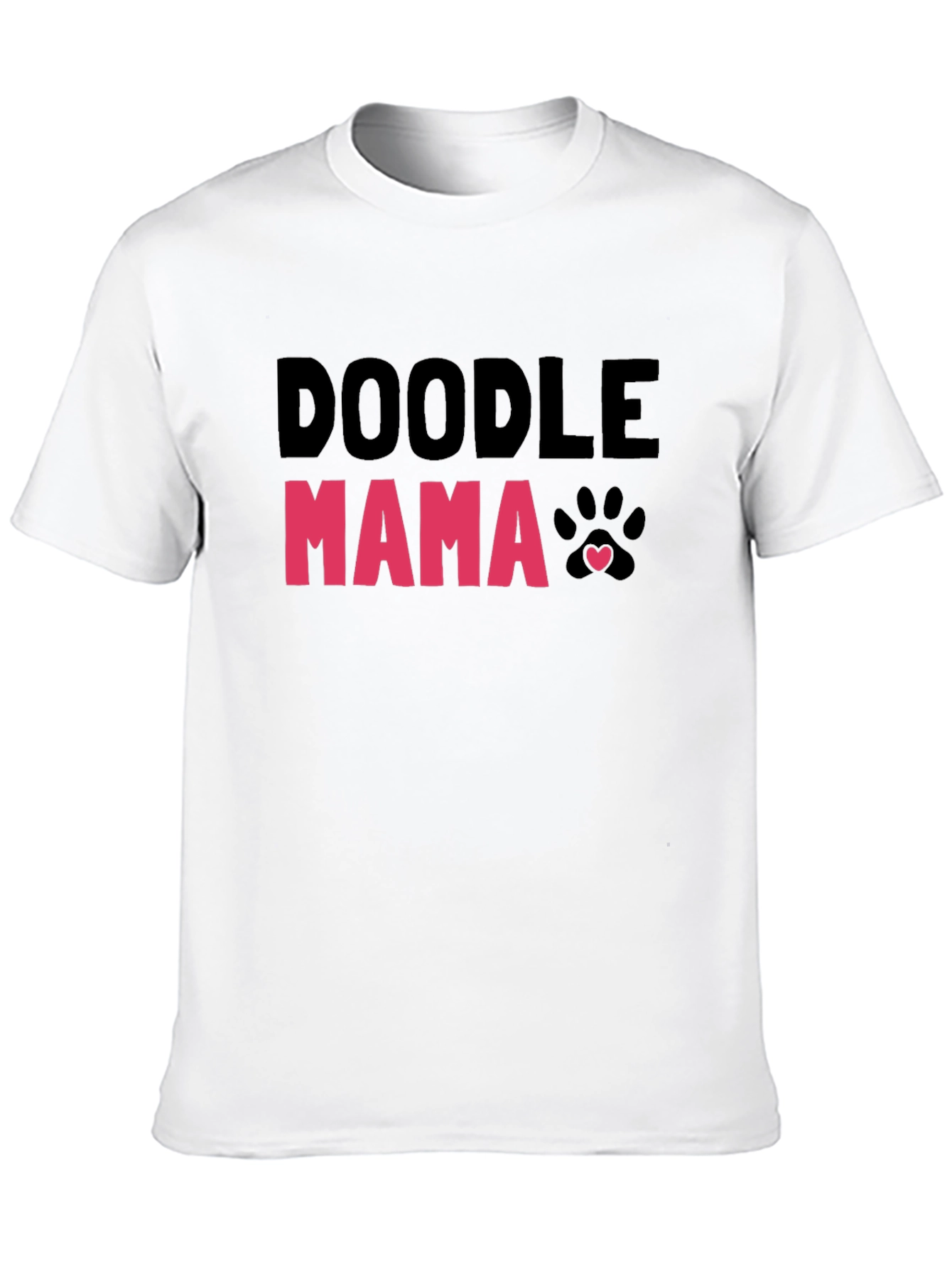 Black Doodle Mama T-Shirt - Cute Dog Lover Tee view 10