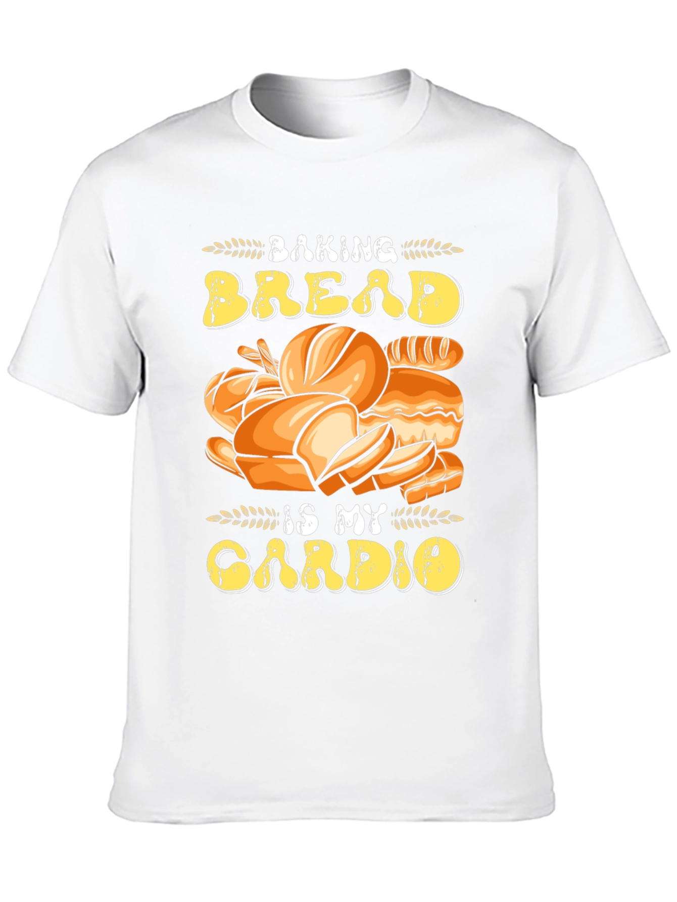 Black Baking Bread is My Cardio T-Shirt view 10