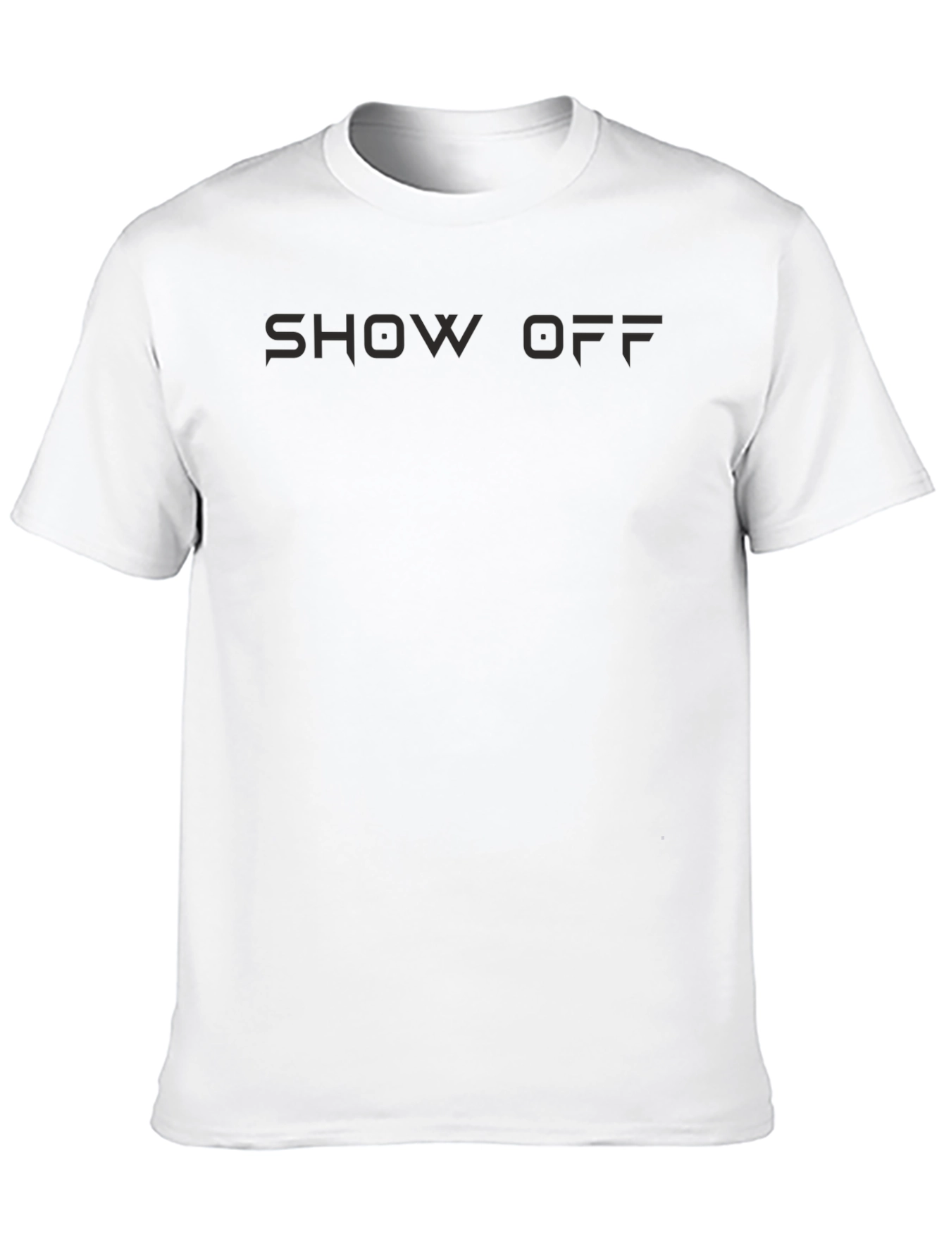 Black Show Off Black Graphic Tee - Modern Style view 10