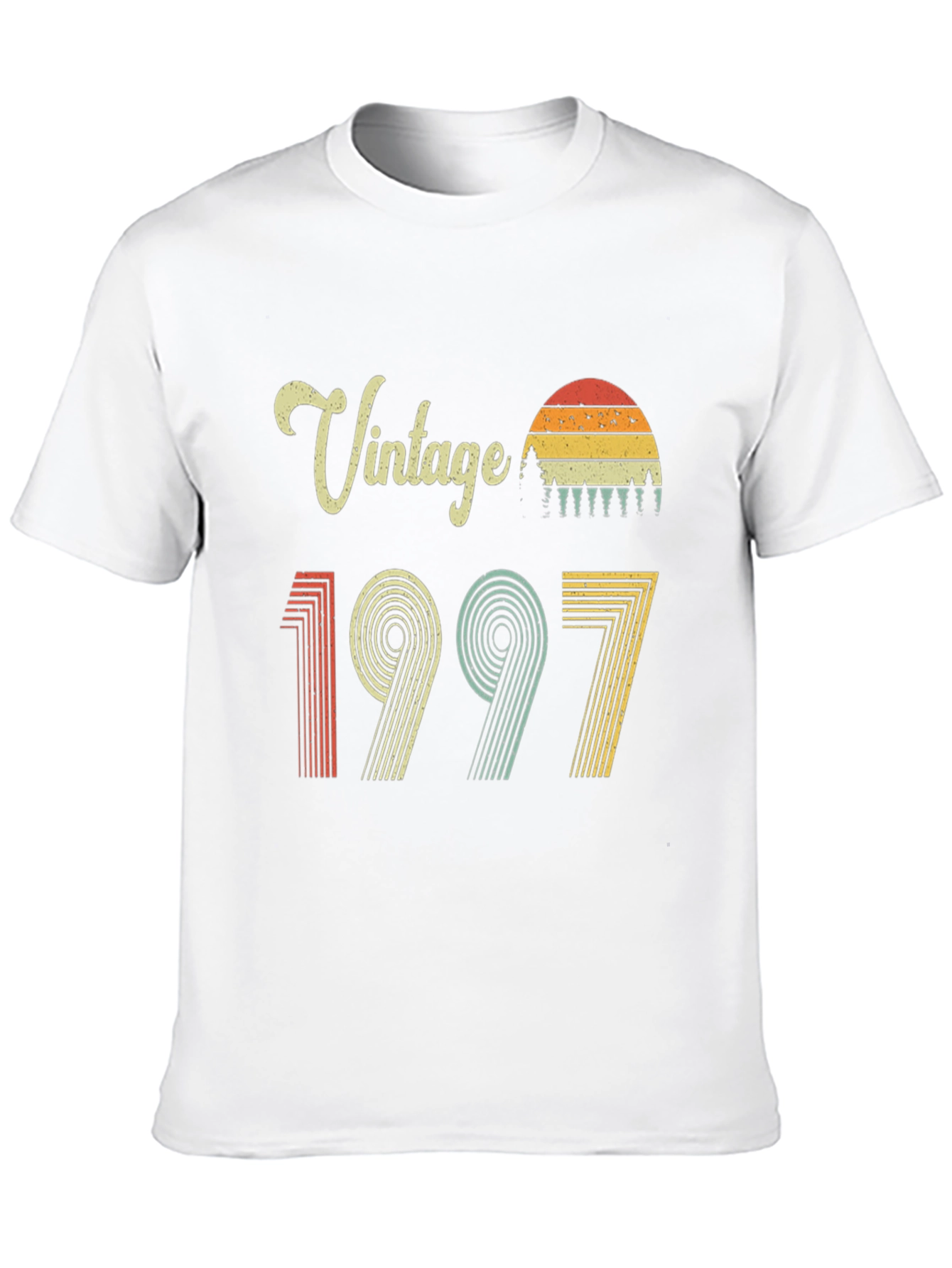 Black Vintage 1997 Birthday T-Shirt, Retro Style, Soft Cotton view 10