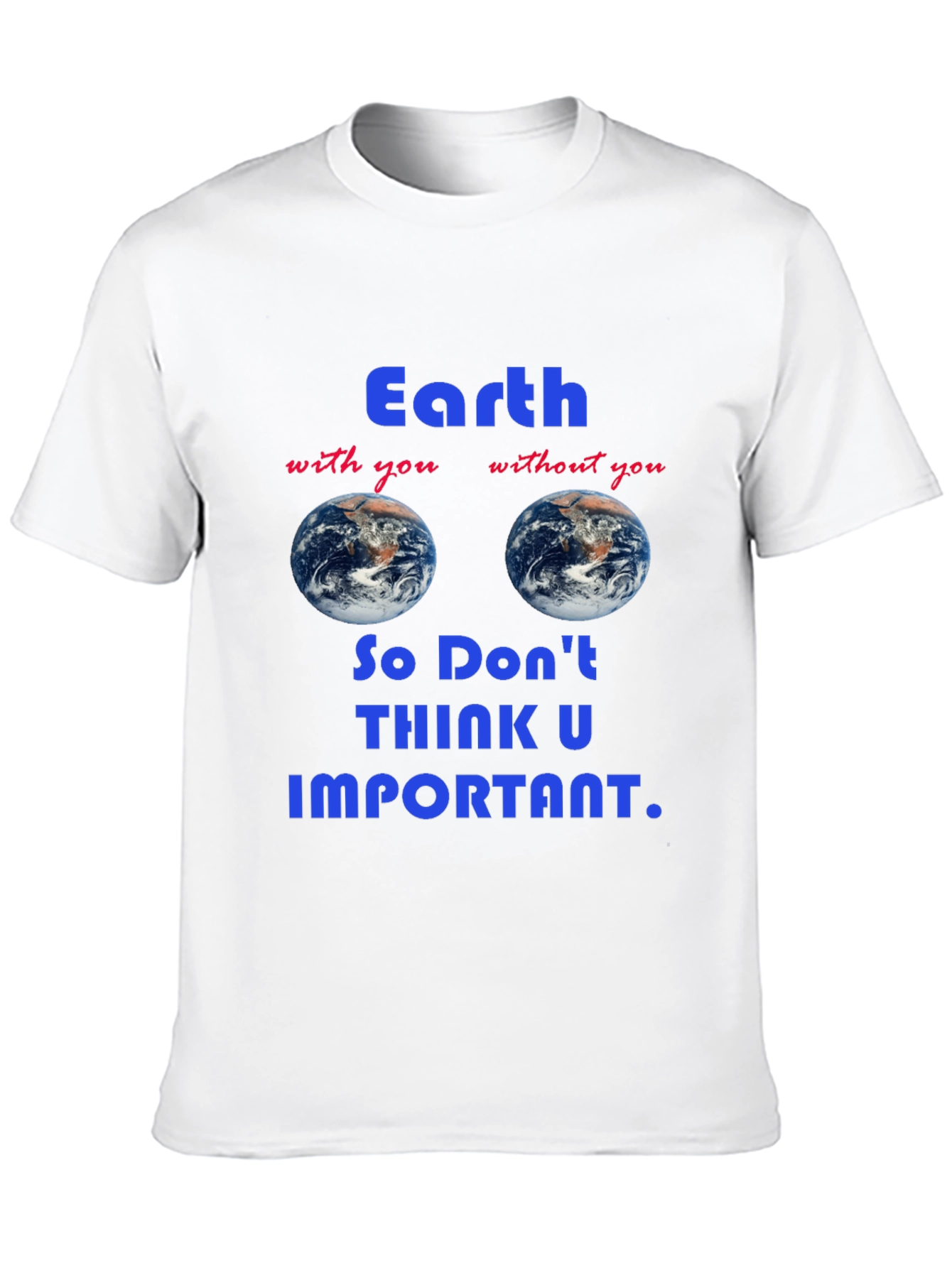 Black Earth T-Shirt - Humorous Graphic Tee view 10