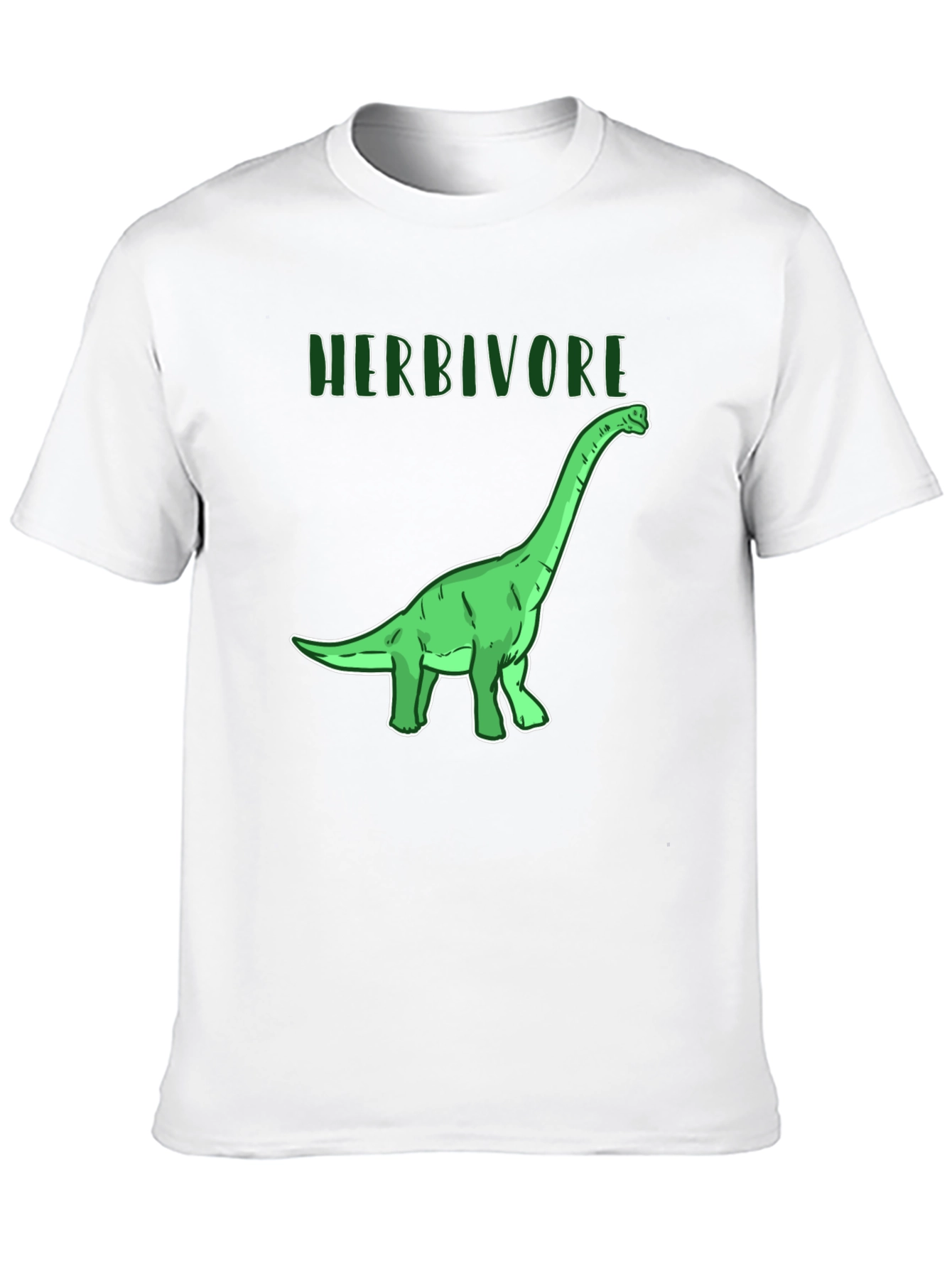 Black Herbivore Dinosaur Graphic T-Shirt - Black Cotton Tee view 10