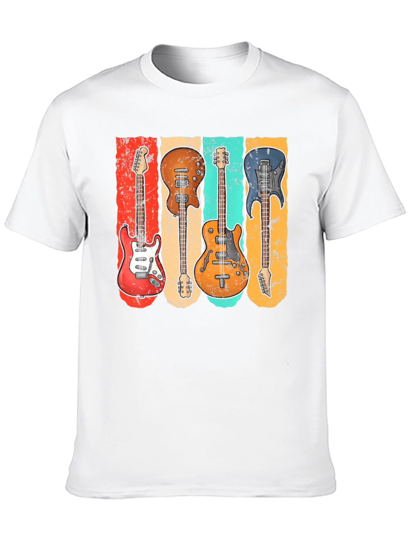 Vintage Electric Guitar T-Shirt for Music Lovers - 10