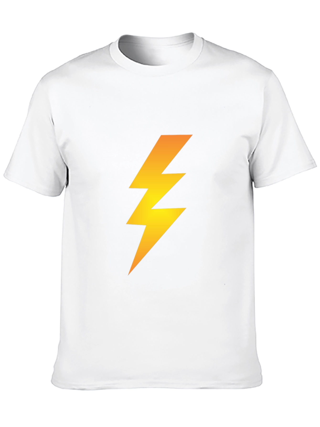 Black Lightning Bolt Graphic Tee - Black view 10