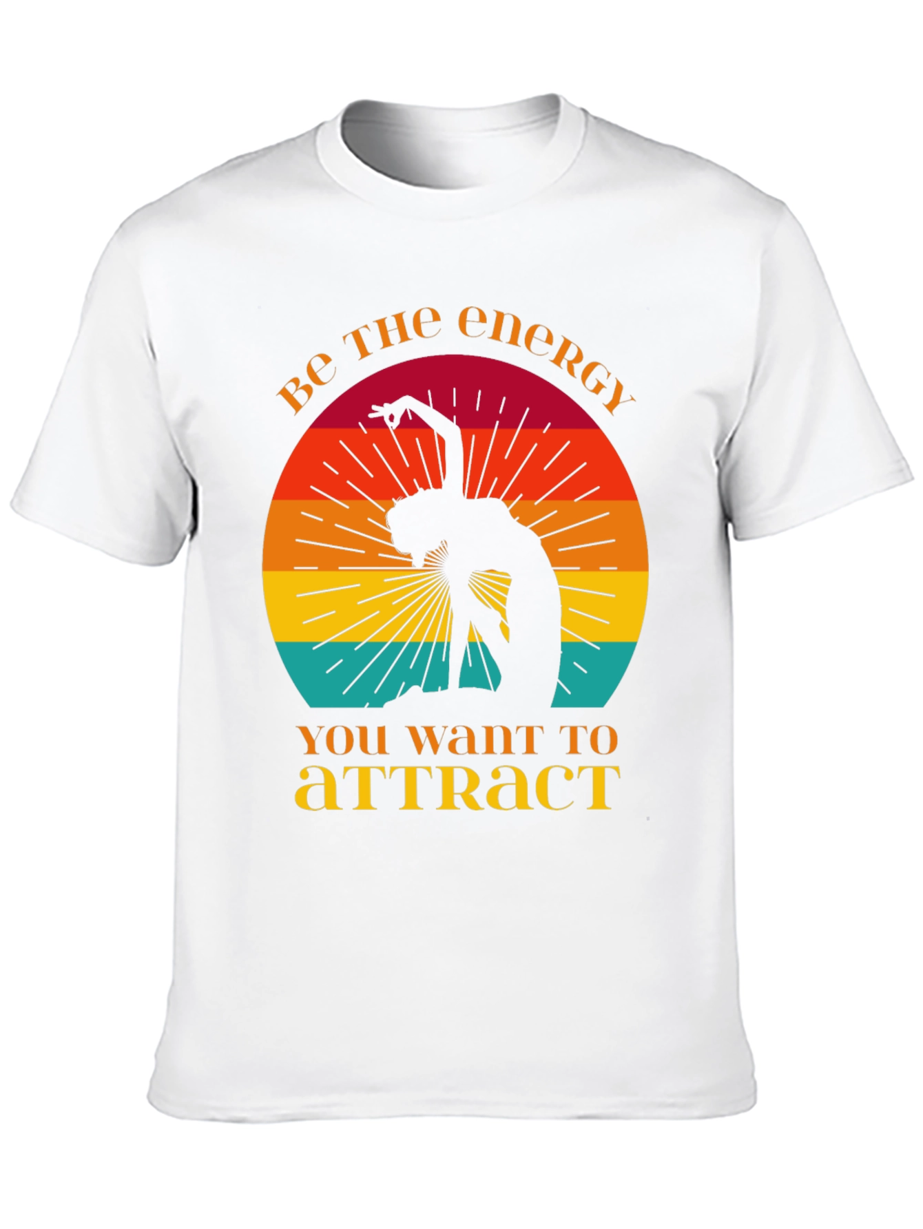 Energy T-Shirt - Retro Yoga Design - 10