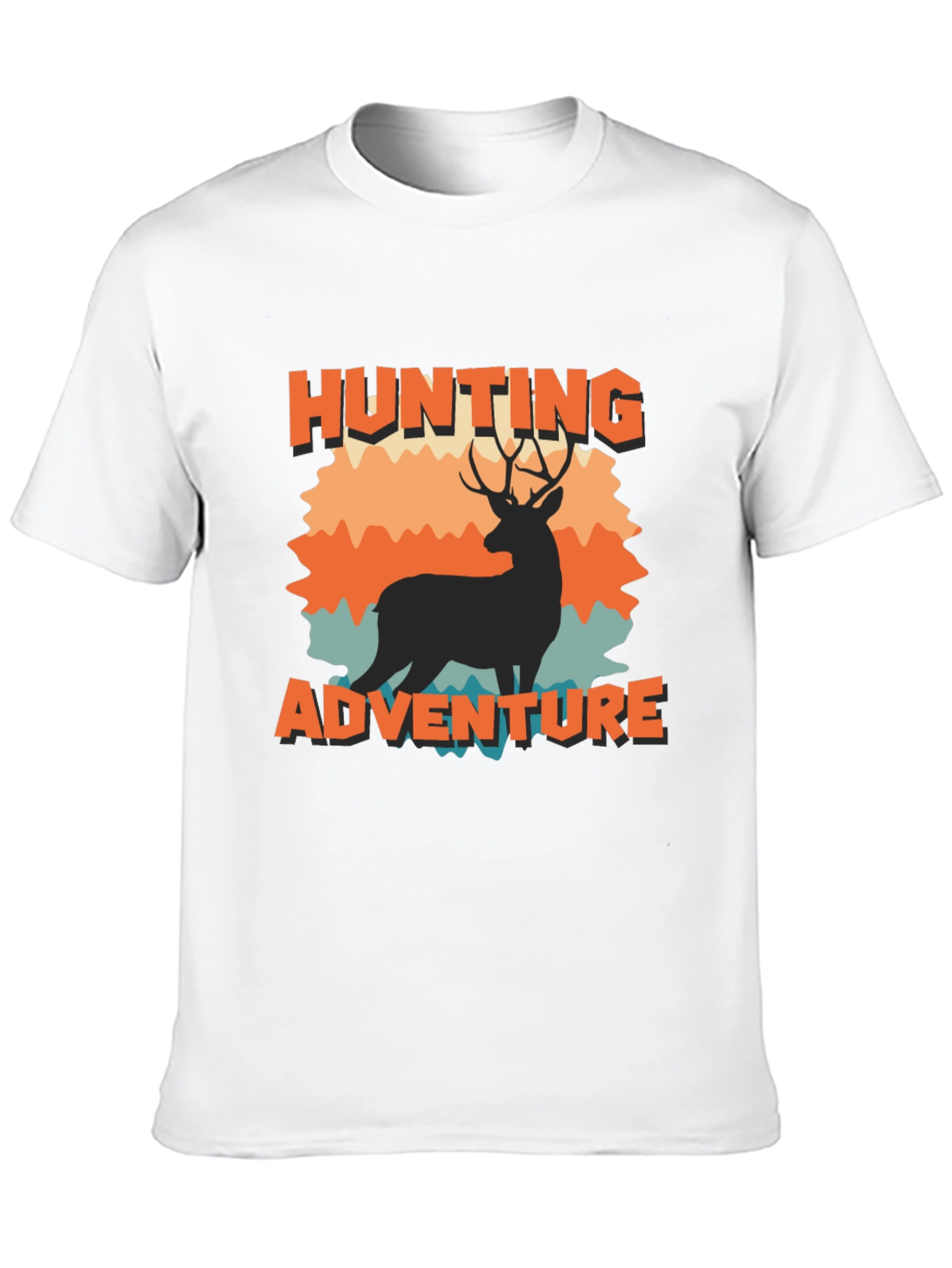 Black Hunting Adventure Graphic Tee - Black view 10