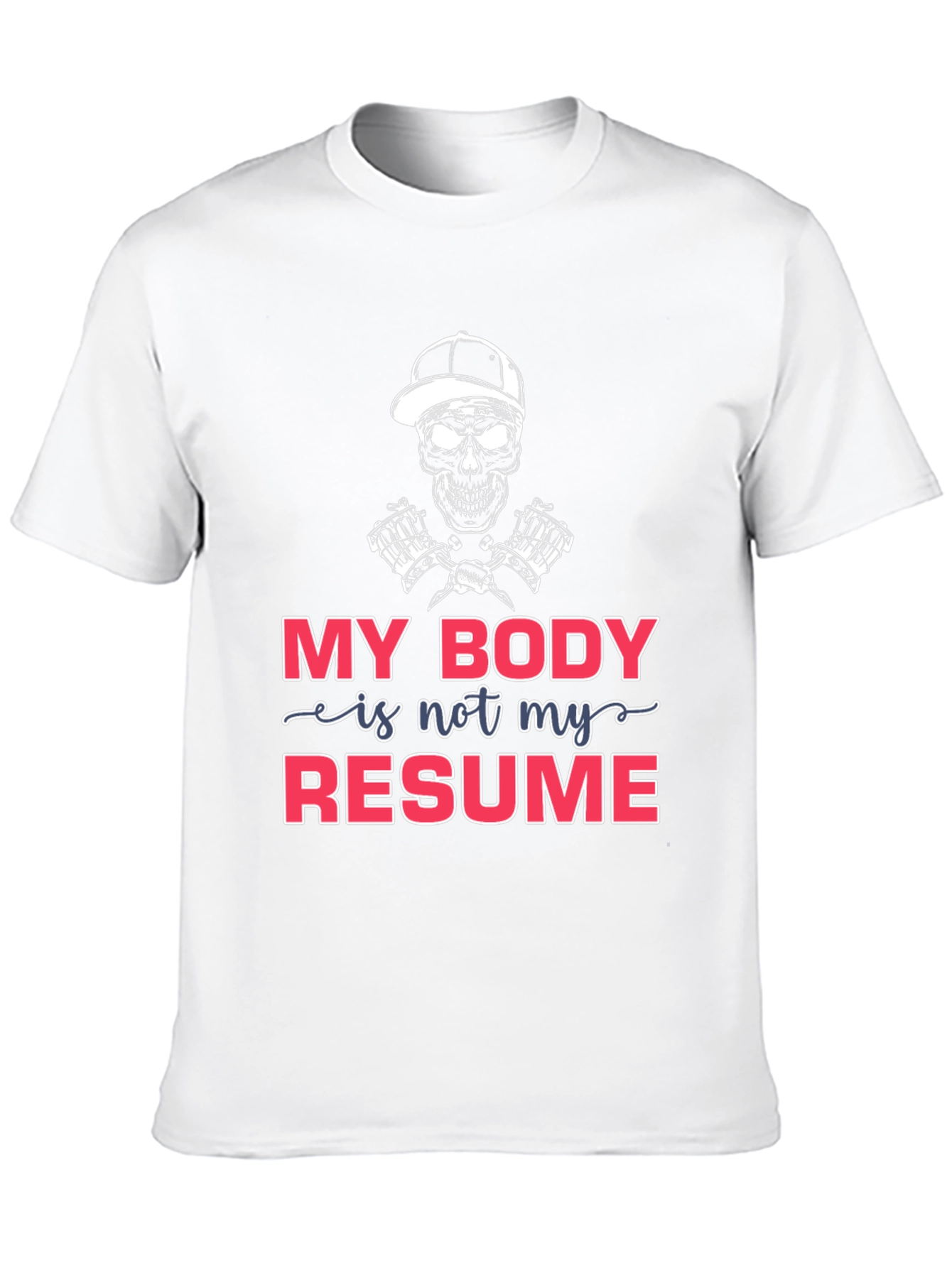 My Body is Not My Resume T-Shirt - Black - 10
