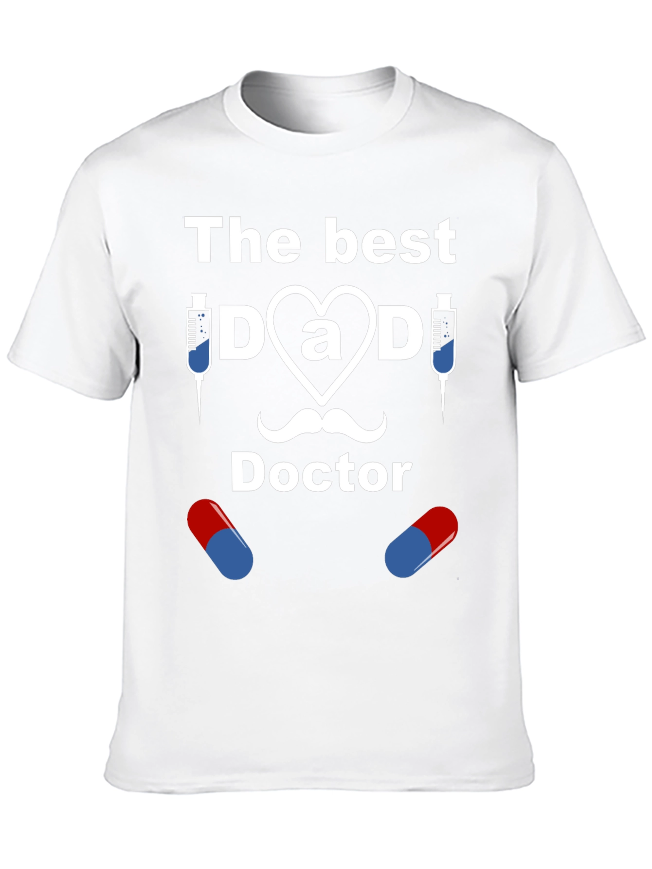 Black The Best Dad Doctor Graphic T-Shirt view 10
