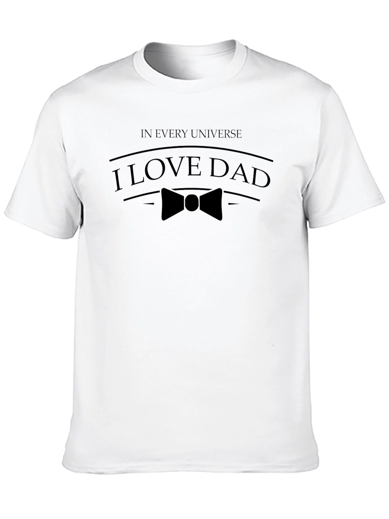 Black I Love Dad T-Shirt - Father's Day Gift view 10