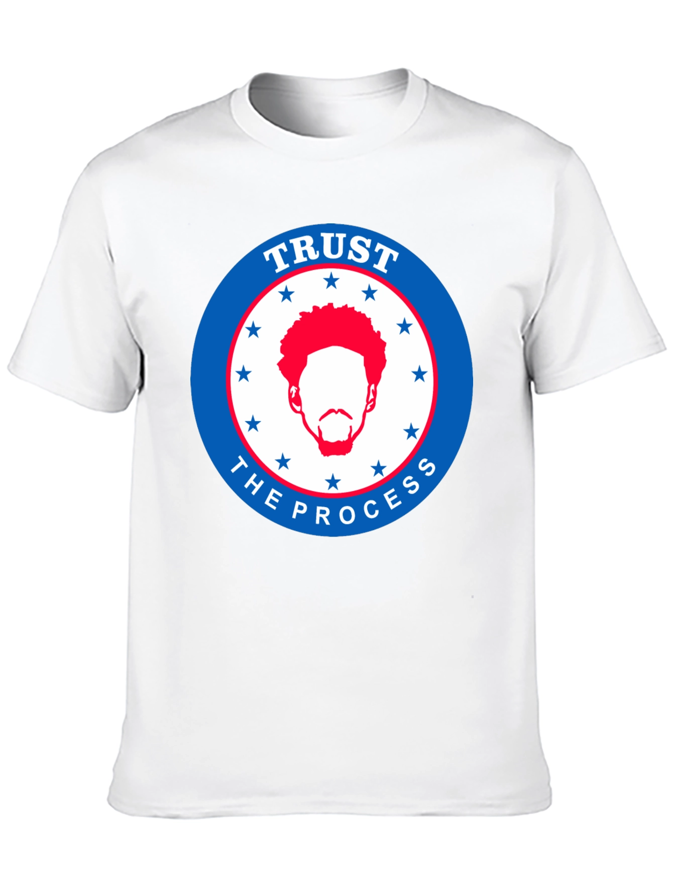 Black Trust The Process Graphic T-Shirt - Black Cotton Tee view 10
