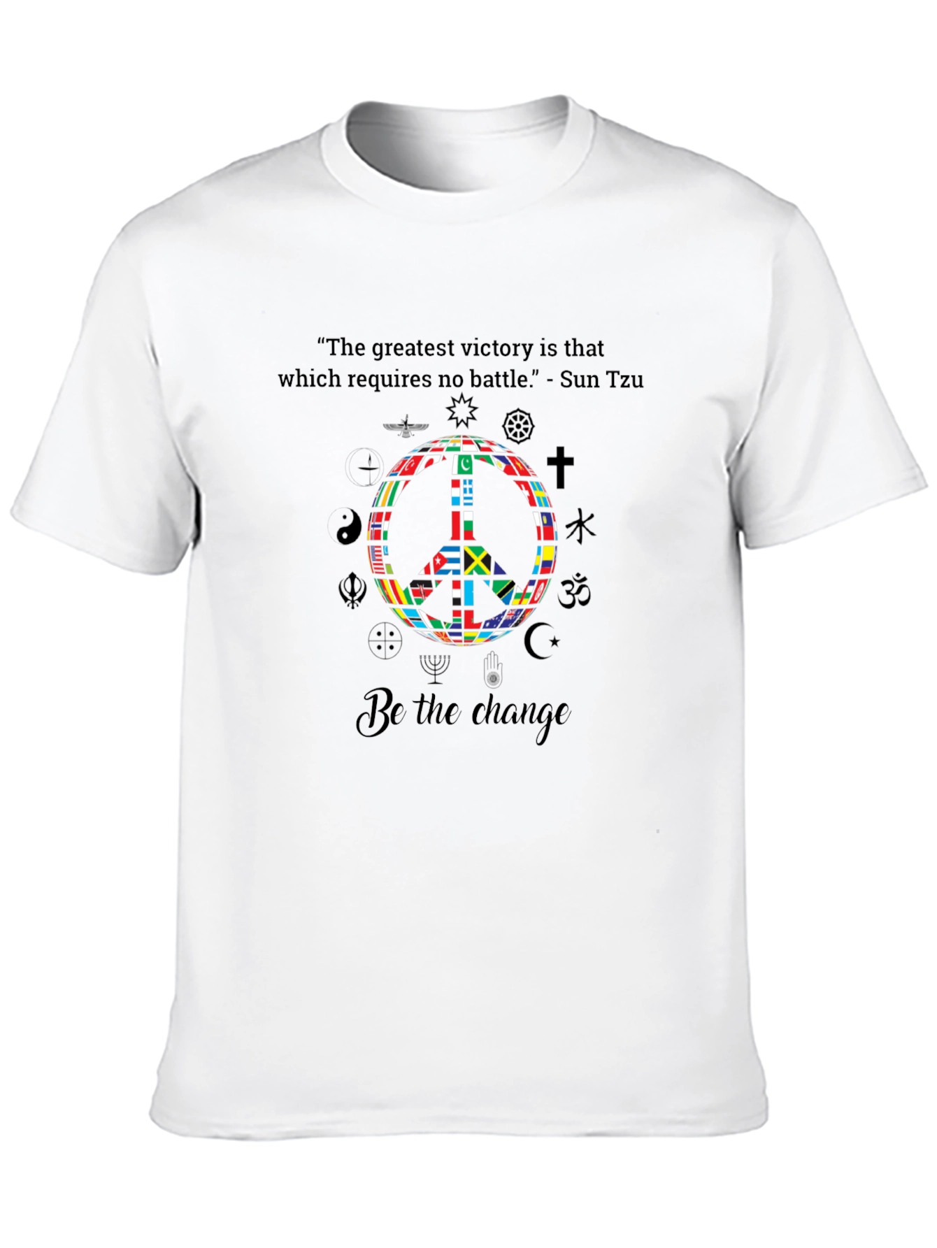 Peace & Unity T-Shirt - Be the Change - 10