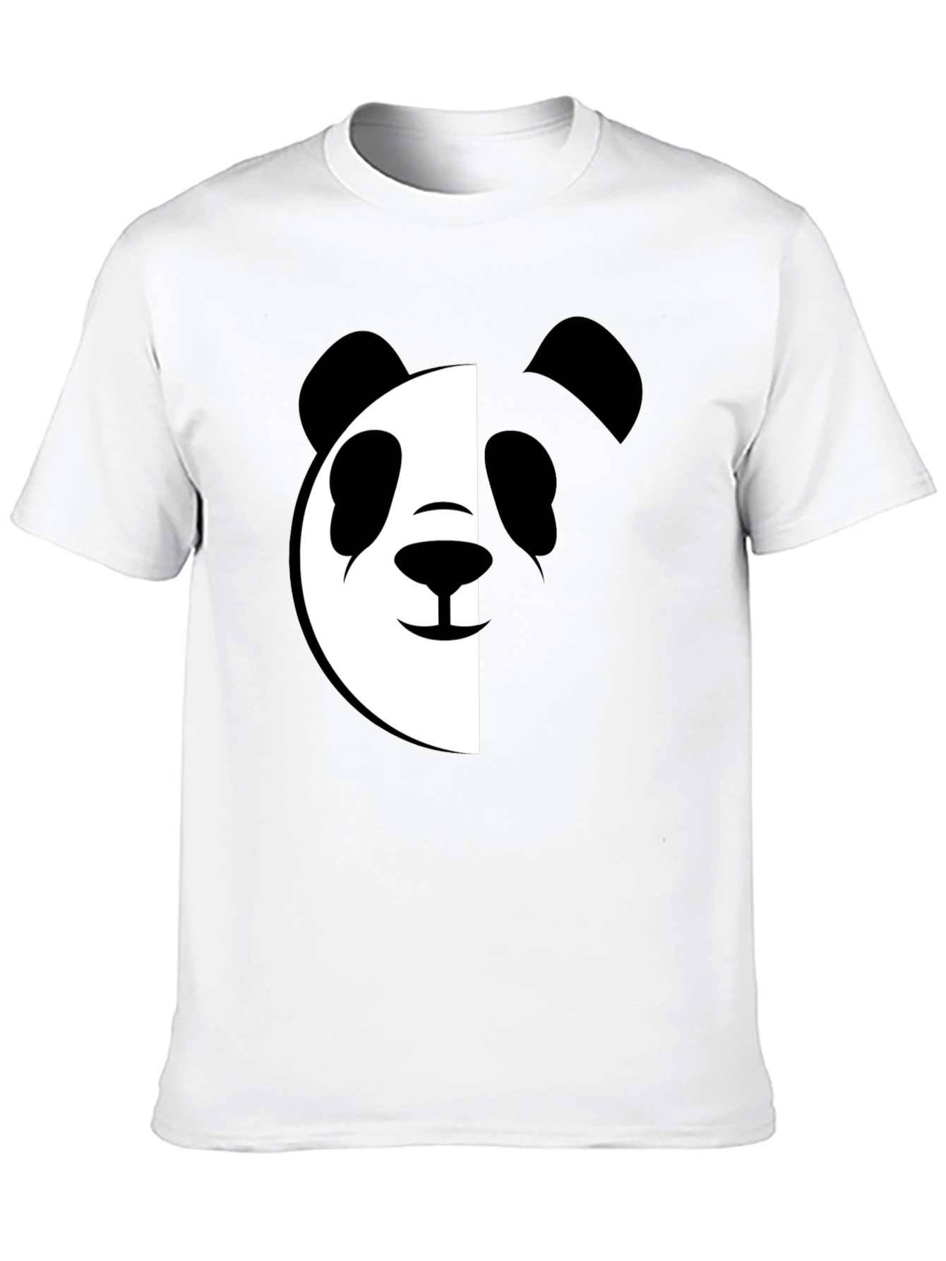 Black Cool Panda Graphic T-Shirt view 10