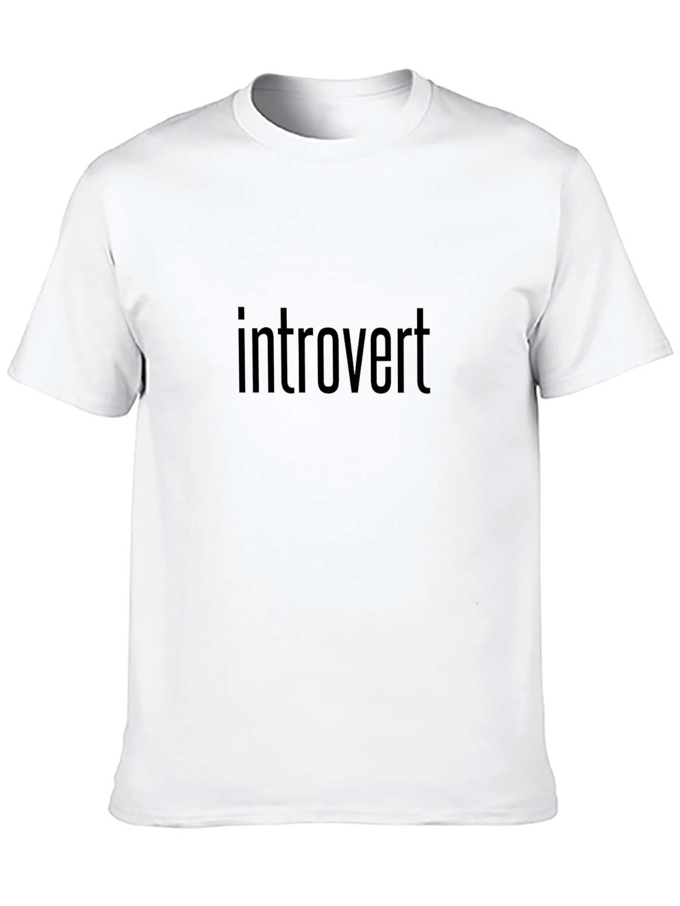 Black Introvert Graphic T-Shirt - Soft & Stylish view 10