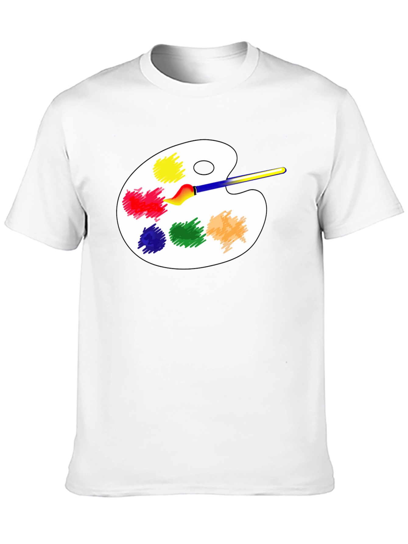 Black Artist Palette T-Shirt - Creative Design view 10
