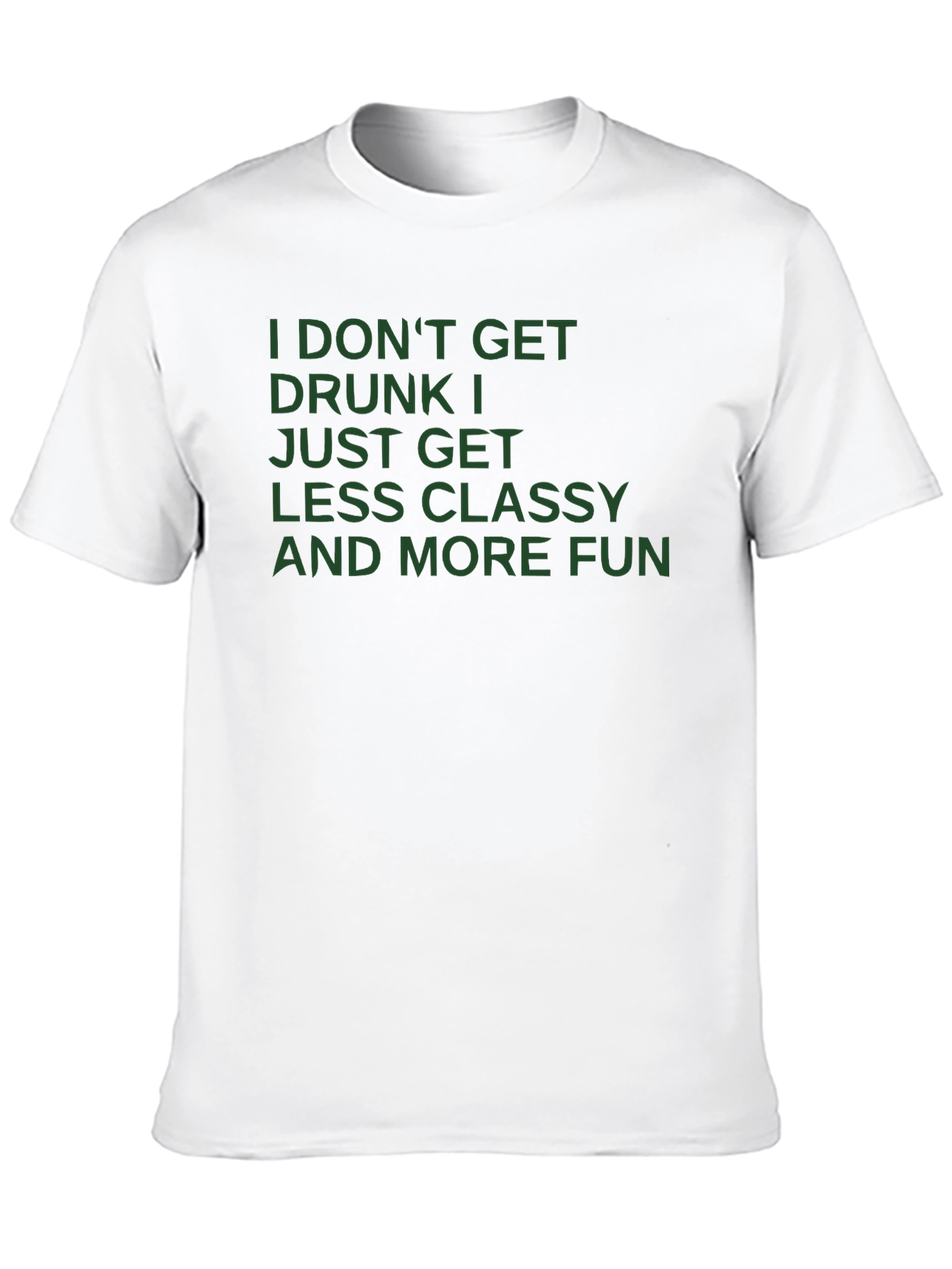 Black Funny Slogan T-Shirt - Less Classy More Fun view 10