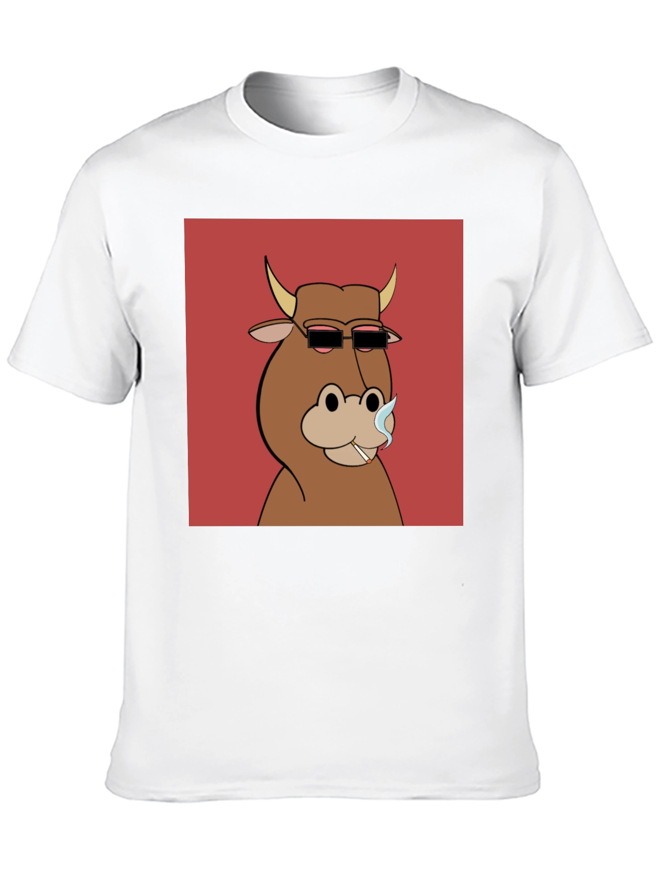 Black Cool Bull NFT T-Shirt view 10