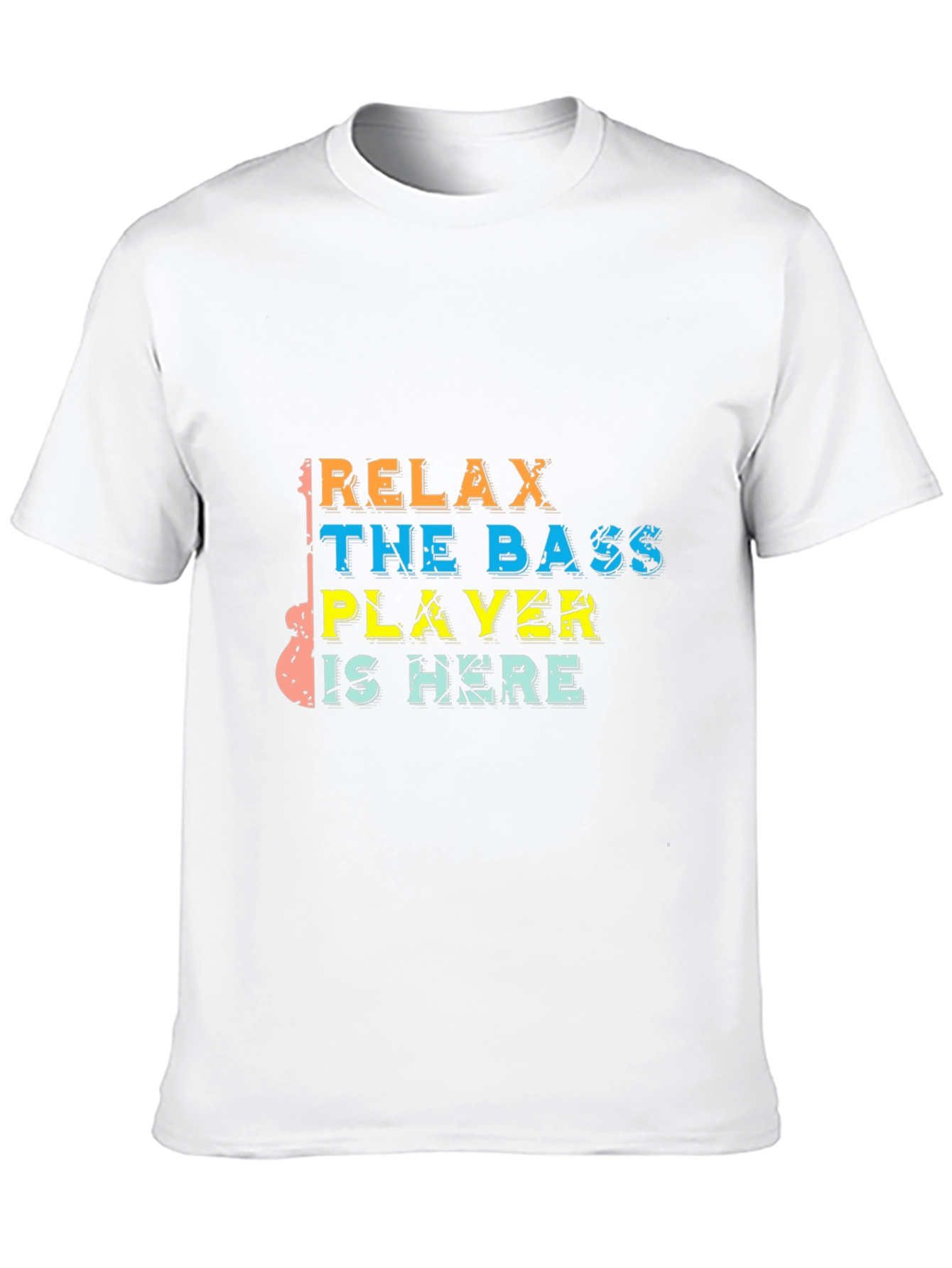 Black Relax, The Bass Player Is Here Graphic T-Shirt view 10