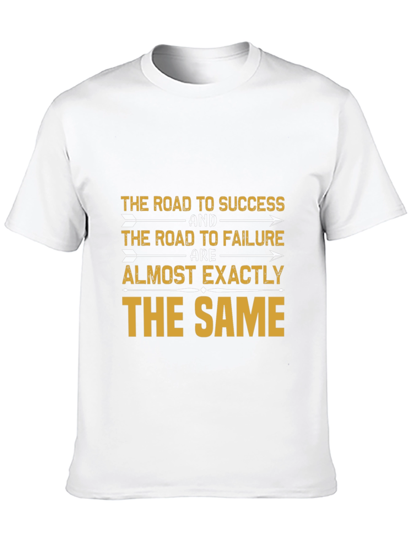 Black Road to Success Graphic Tee - Inspiring Unisex T-Shirt view 10