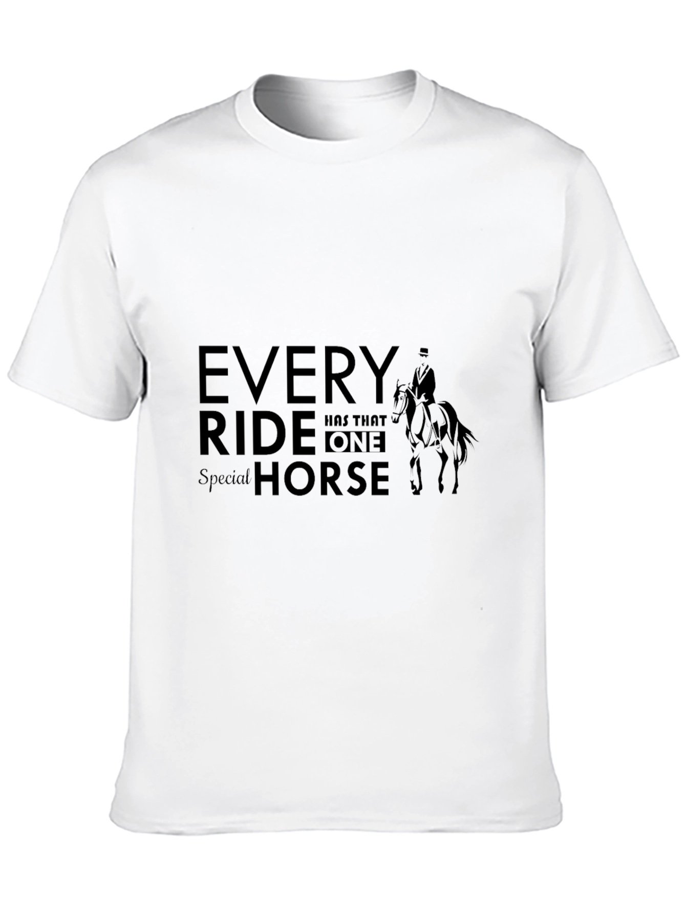 Black Equestrian Horse Lover T-Shirt view 10