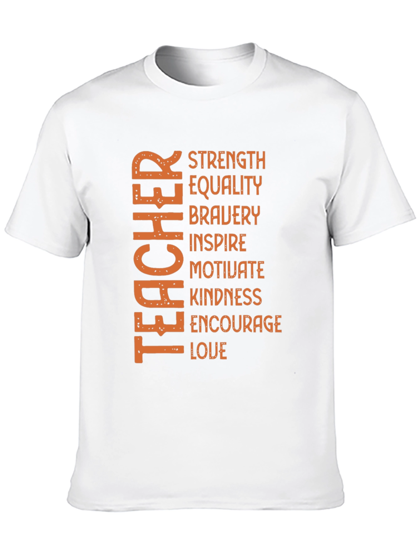Black Teacher Strength Equality T-Shirt view 10