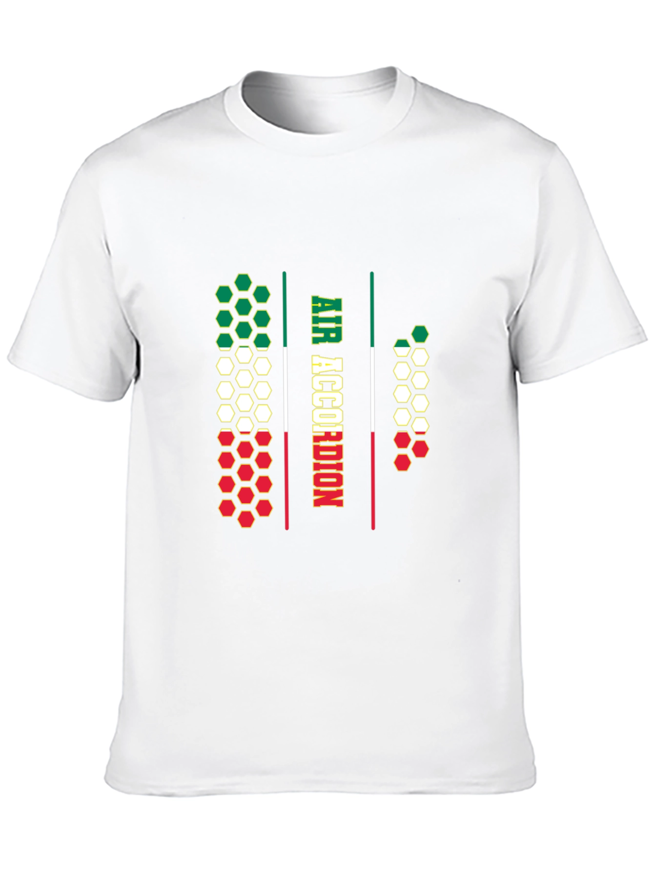 Black Air Accordion Italian Flag T-Shirt view 10