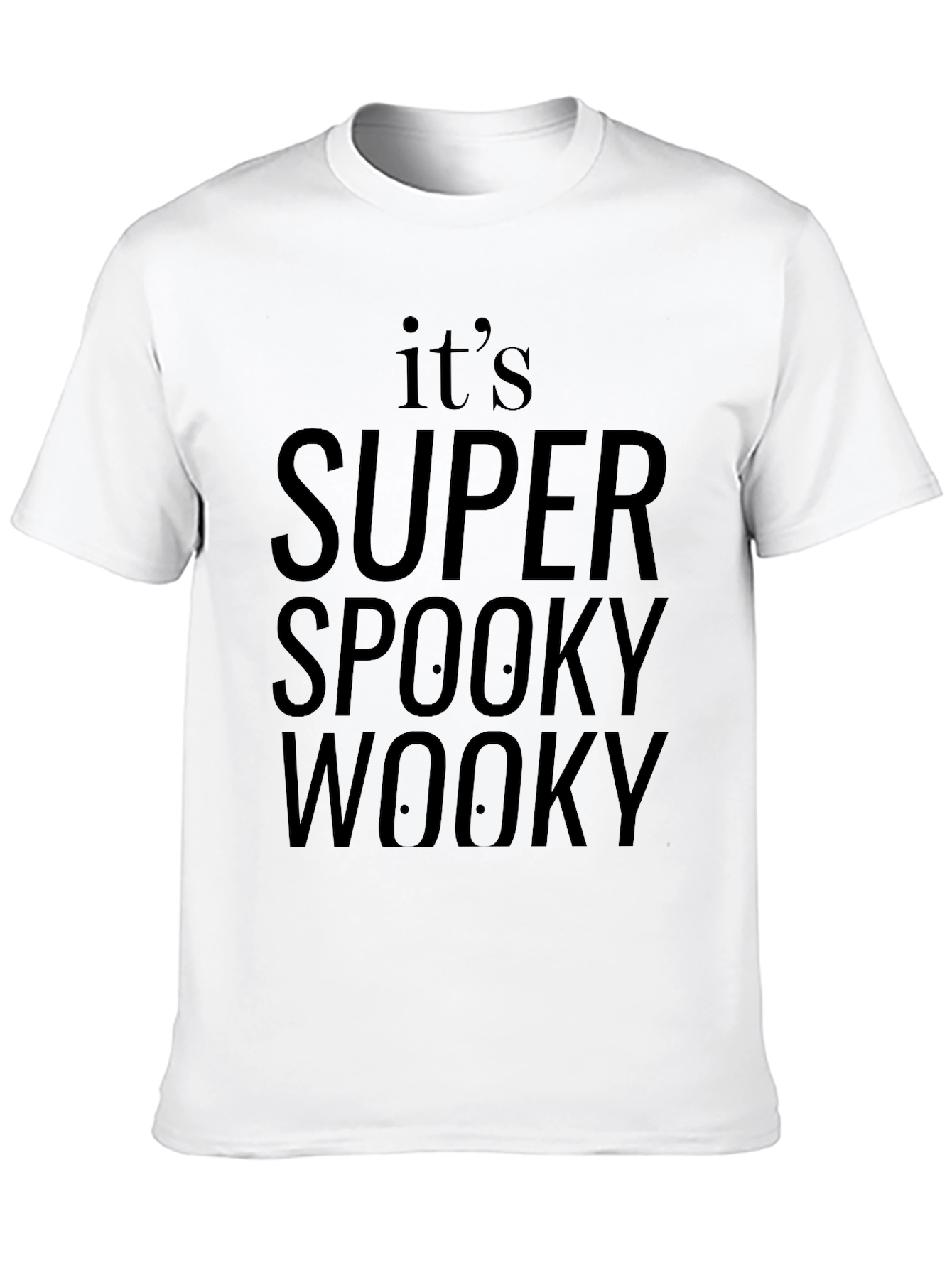 Black Super Spooky Wooky Graphic Tee view 10