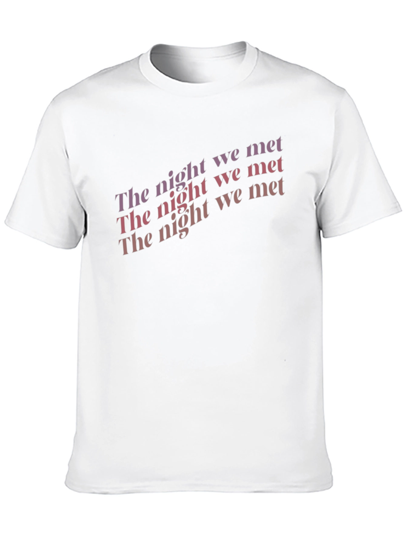 Black The Night We Met Graphic Tee - Soft Cotton Blend view 10